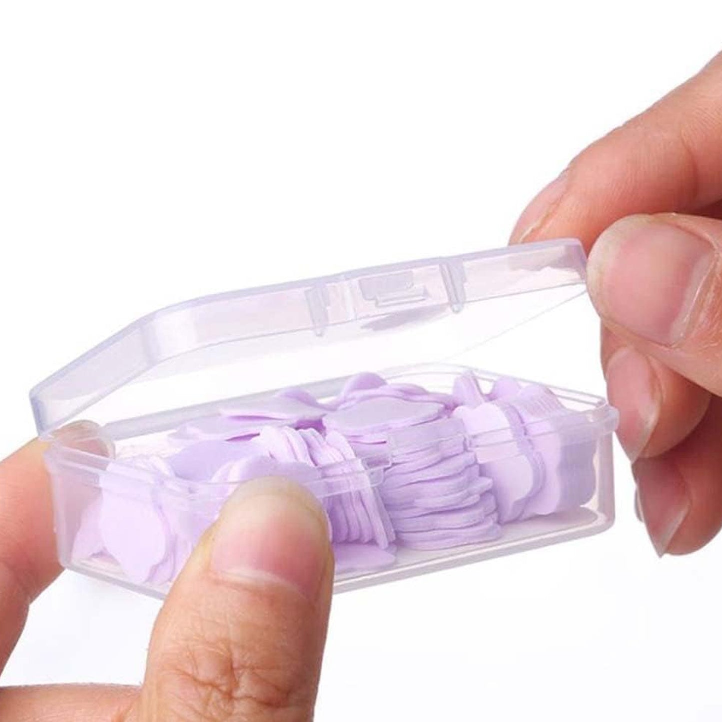 Mini Portable Travel Soap Paper Sheets Flower Shape (100 Pcs Set Approx  Mix Color) - Happy Price - Image 3