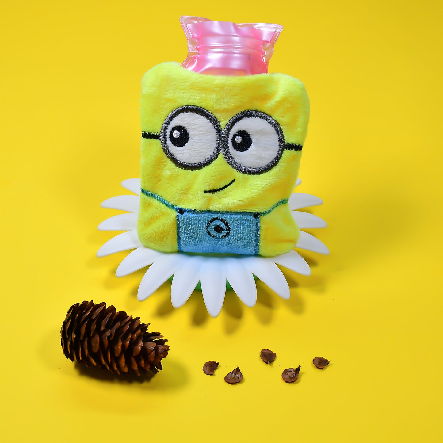 2eye Minions Small Hot Water Bag With Cover For Pain Relief Neck Shoulder Pain And Hand Feet Warmer Menstrual Cramps. - Happy Price - Image 7