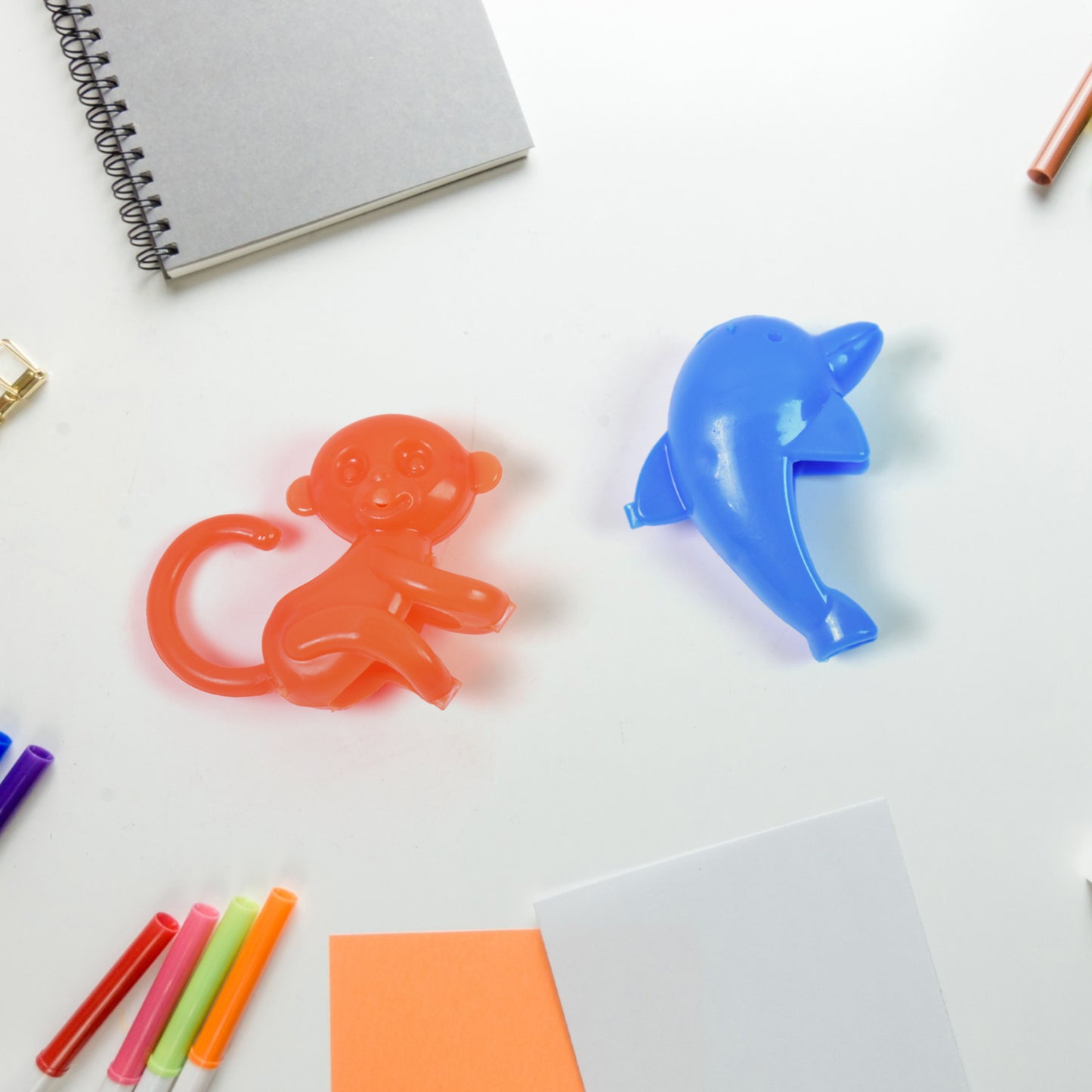 Mix Character Monkey Fish Cat Pencil Top Promotional Toys (1 Pc  Mix Colour  Design) - Happy Price - Image 4
