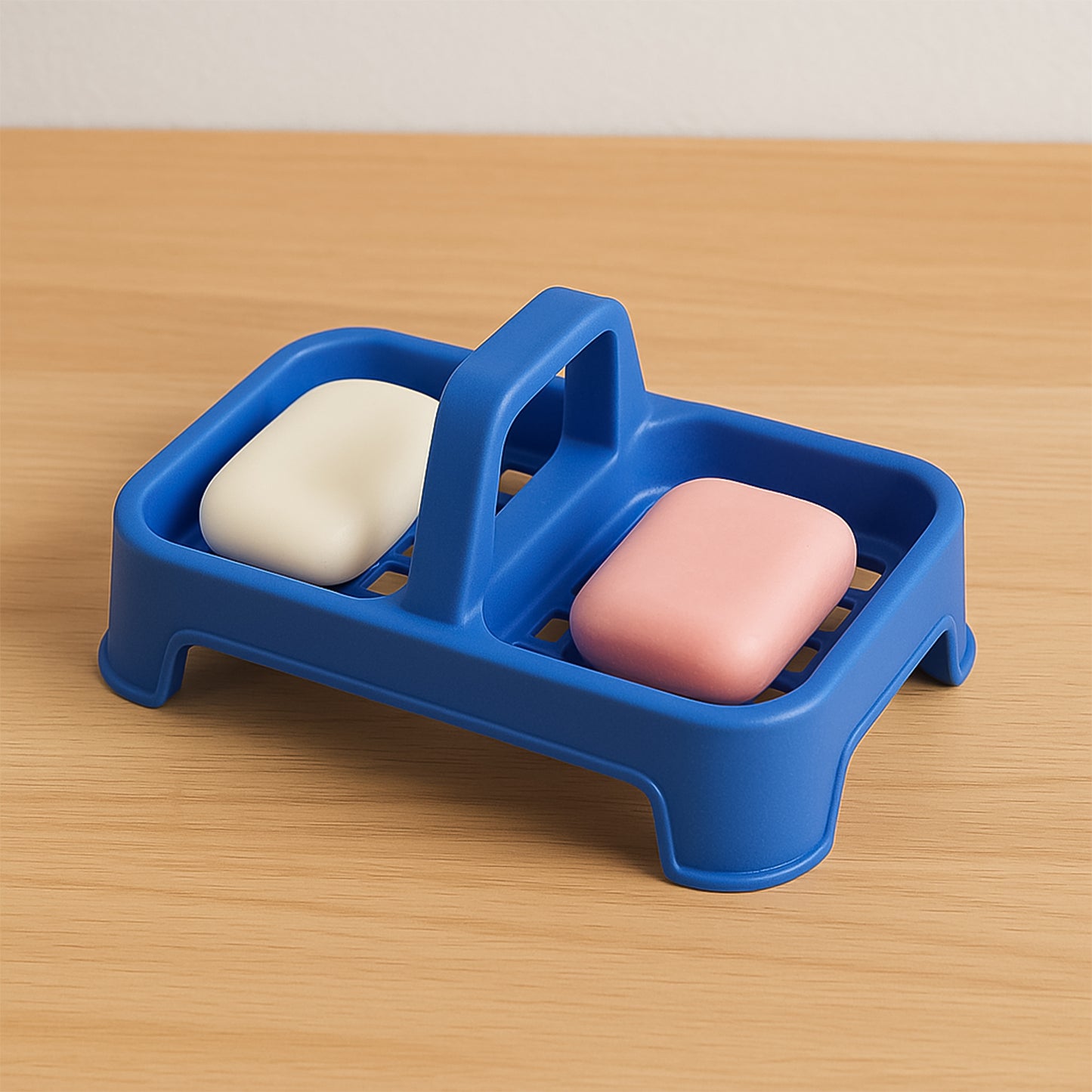Premium 2-in-1 Double Soap Dish Stand (1 Pc) - Happy Price - Image 6