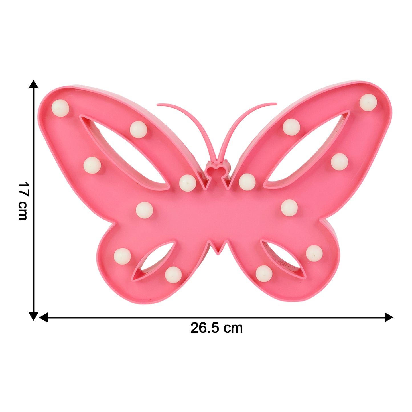 Butterfly Shape LED Decorative Night Light (1 Pc) - Battery Operated for Kids Room & Home Decor - Happy Price - Image 4