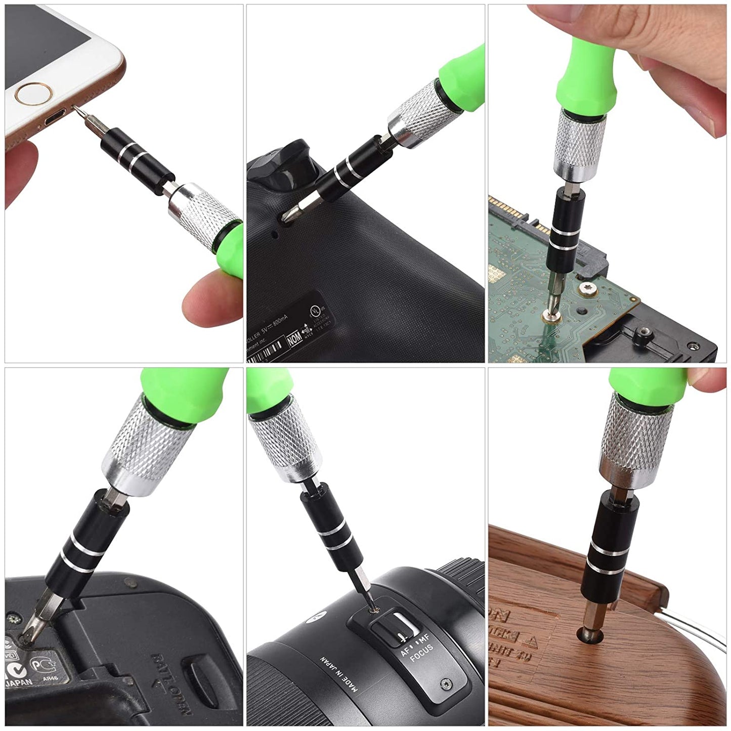 32 In 1 Mini Screwdriver Bits Set With Magnetic Flexible Extension Rod - Happy Price - Image 5