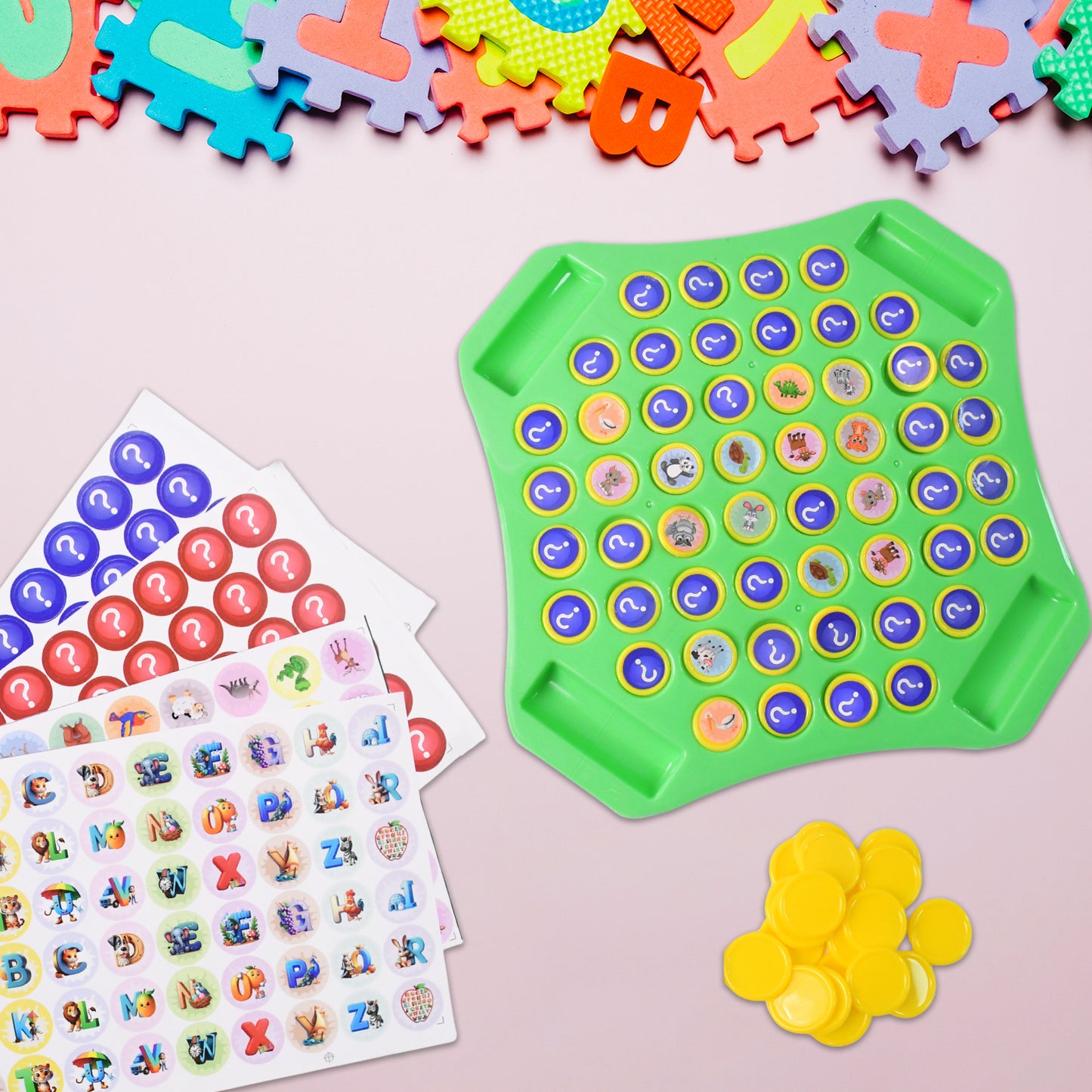 Flip & Match Educational Puzzle Game for Kids (1 Set) - Happy Price - Image 4