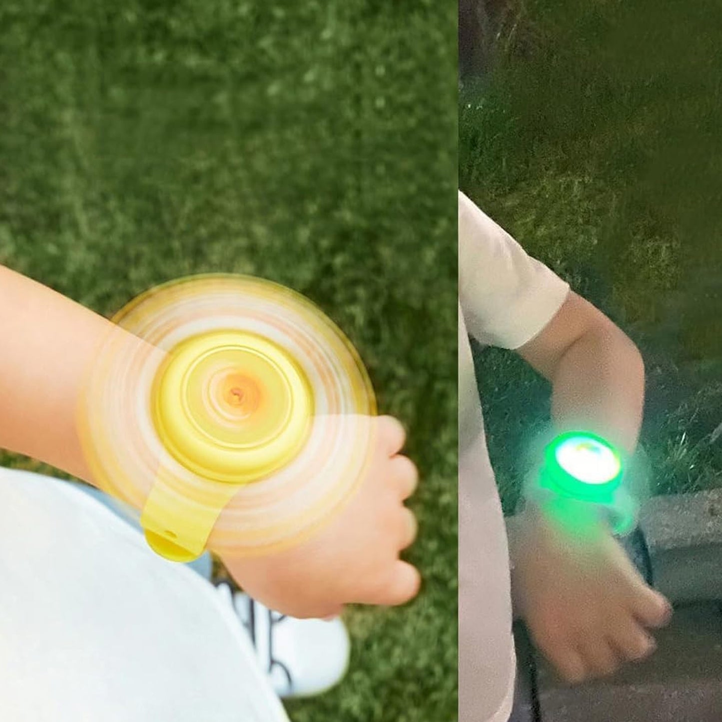 Led Light  Spinning Slap Kids Cartoon Bracelet Wrist Band (1 Pc) - Happy Price - Image 2