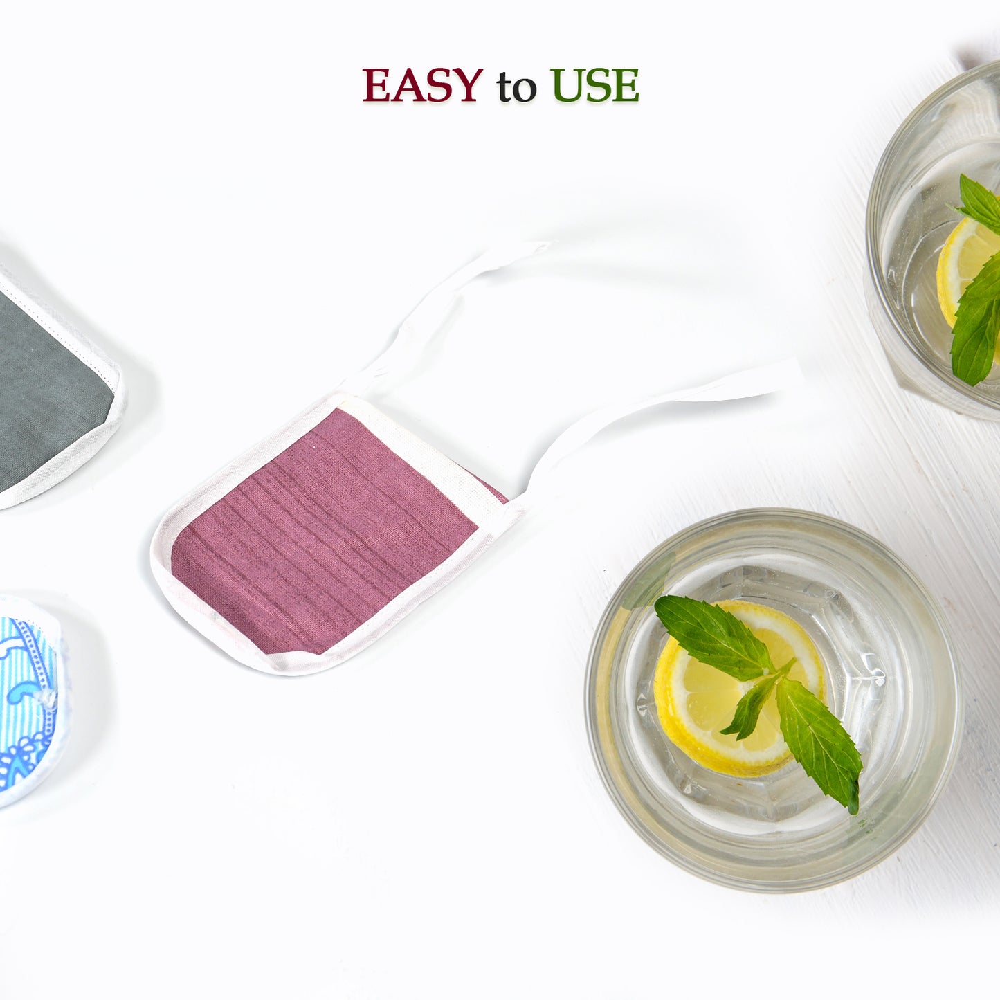 Cotton Water Filter Non Plastic Water Filter Covers Double Layered Cotton Reusable Water Filter For Home  Office   Multiuse Cover - Happy Price - Image 6