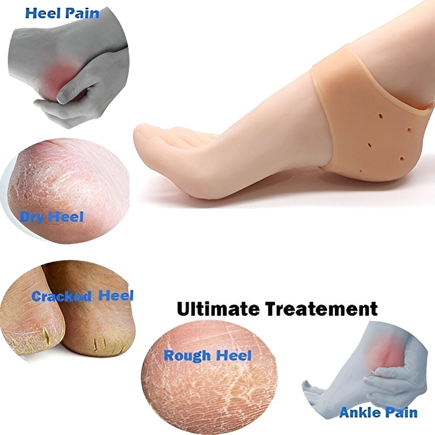 Kid Silicone Heel Protectors (1 Pair) - Happy Price - Image 4