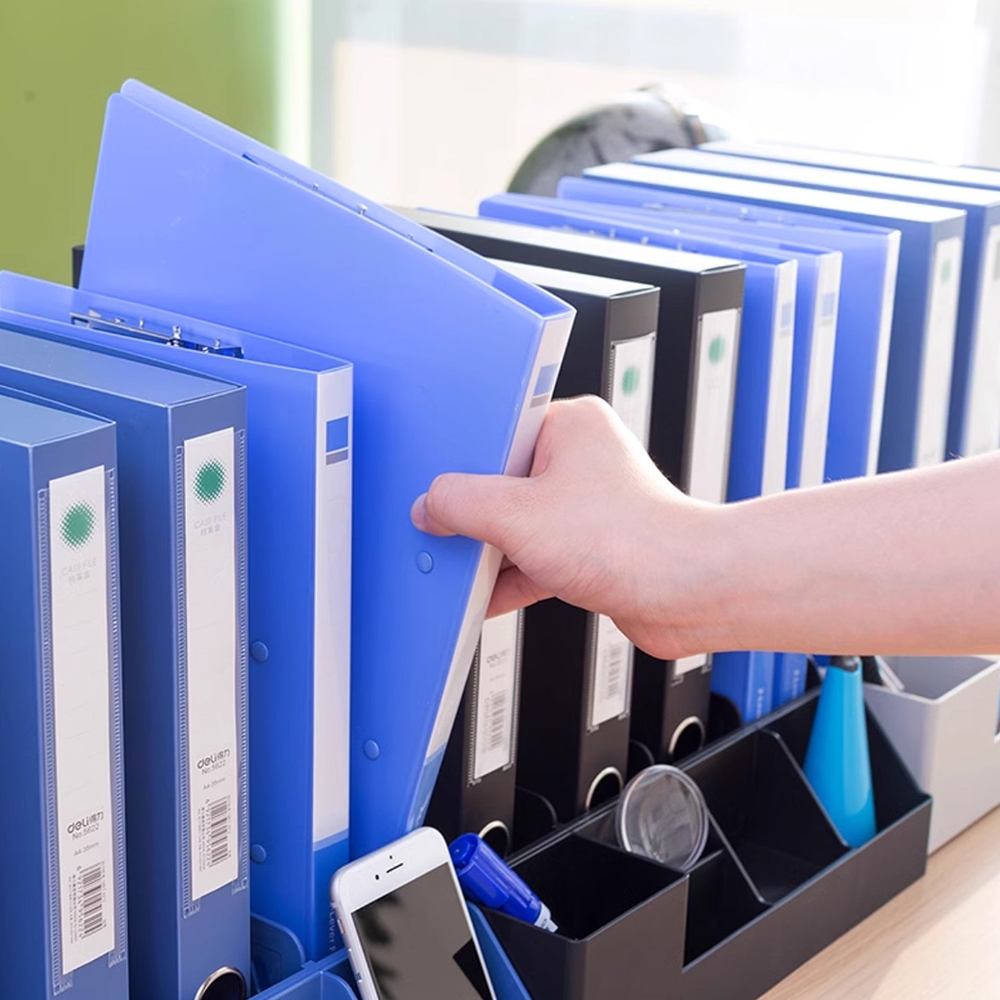 Standard File Plastic Clip File Folder Paper Holder Documents File (3526 Cm  1 Pc) - Happy Price - Image 5