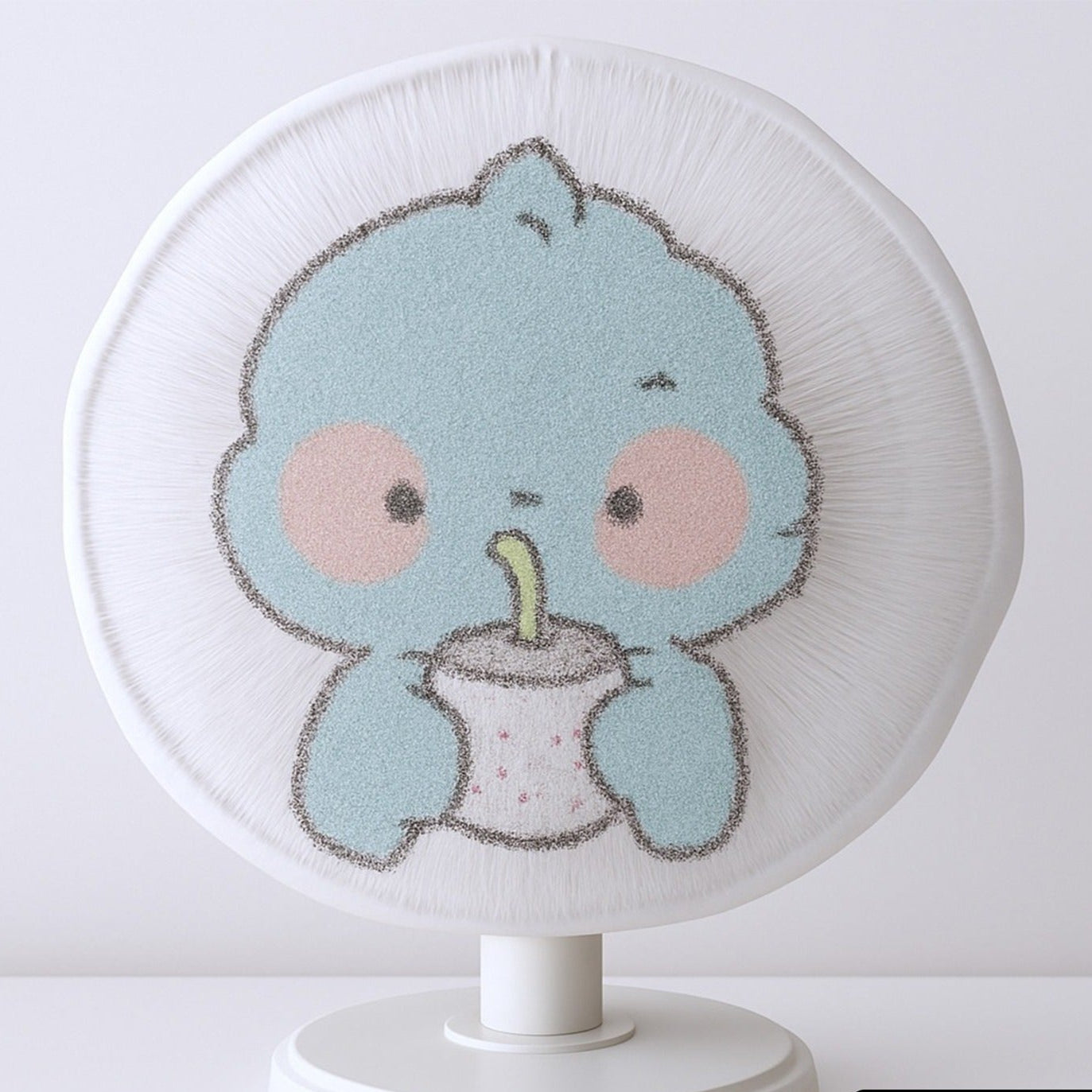 Cute Cartoon Character Fabric Mesh Fan Cover (1 Pc  Mix Design) - Happy Price - Image 1