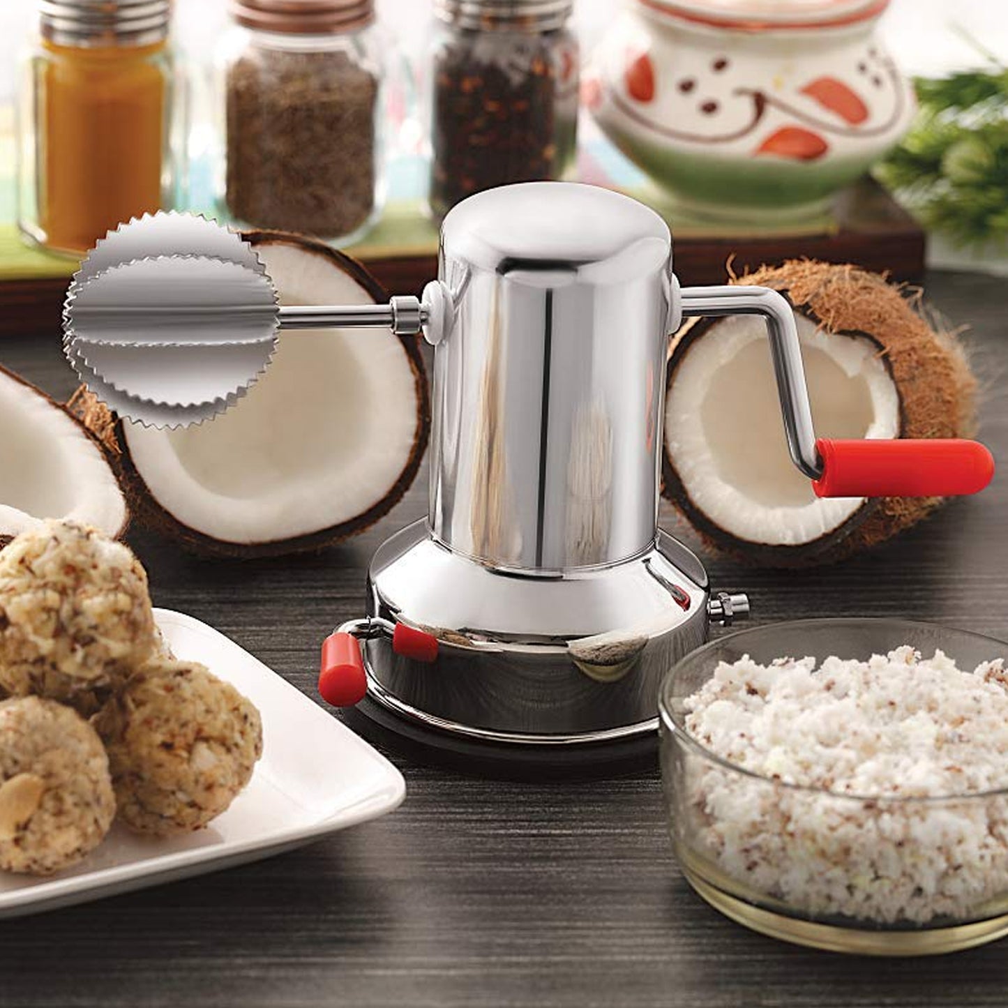 Manual Steel Coconut Scraper for Home Kitchen Use - Happy Price - Image 3