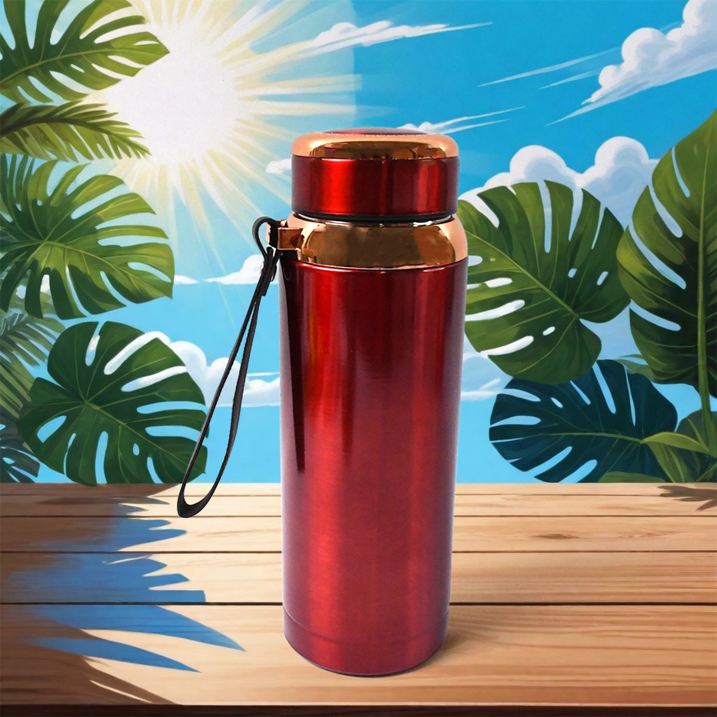 Printed Vacuum Insulated Water Bottle (1pc  800 Ml) - Happy Price - Image 4