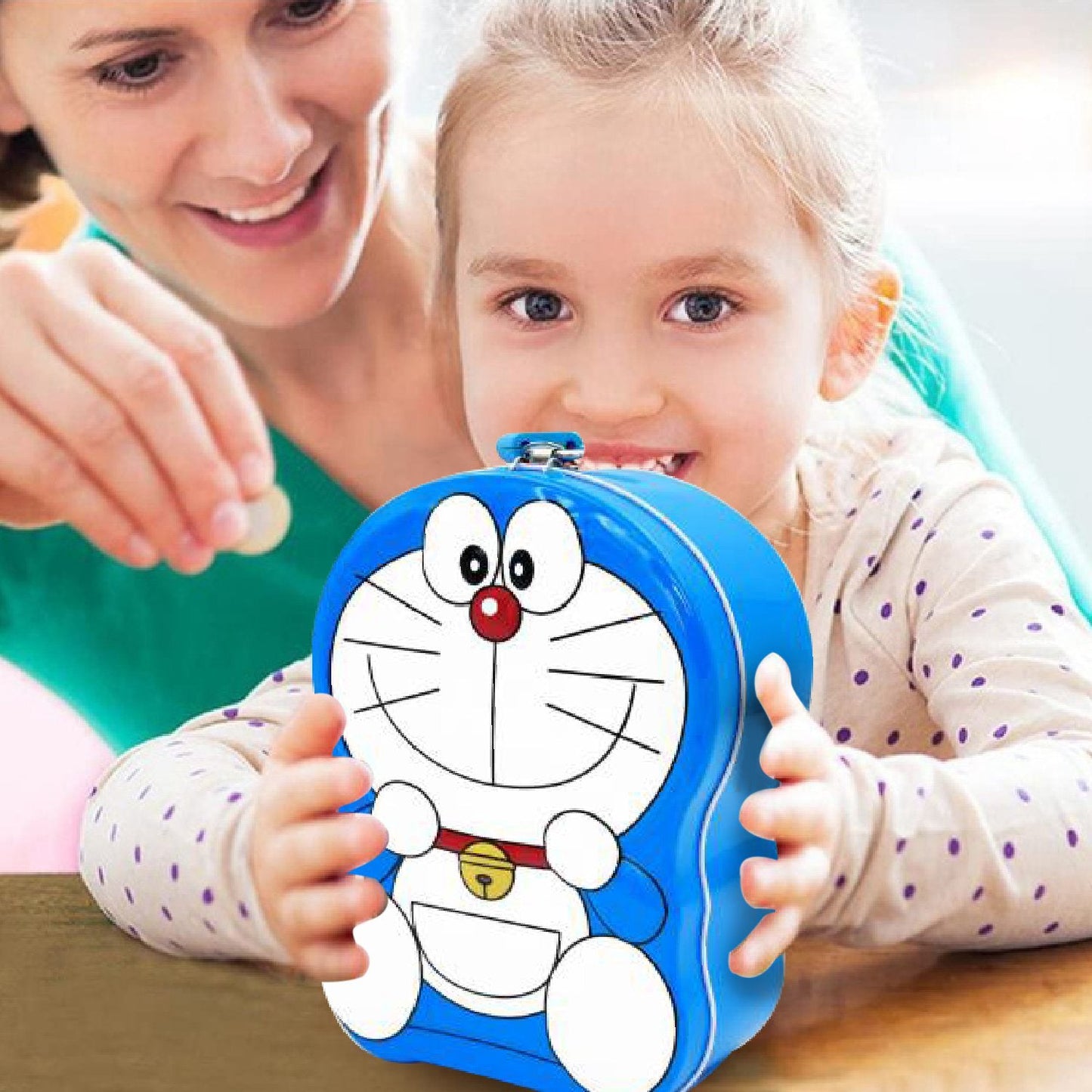 Cartoon Character Metal Piggy Bank Coin Box Money Box - Happy Price - Image 2
