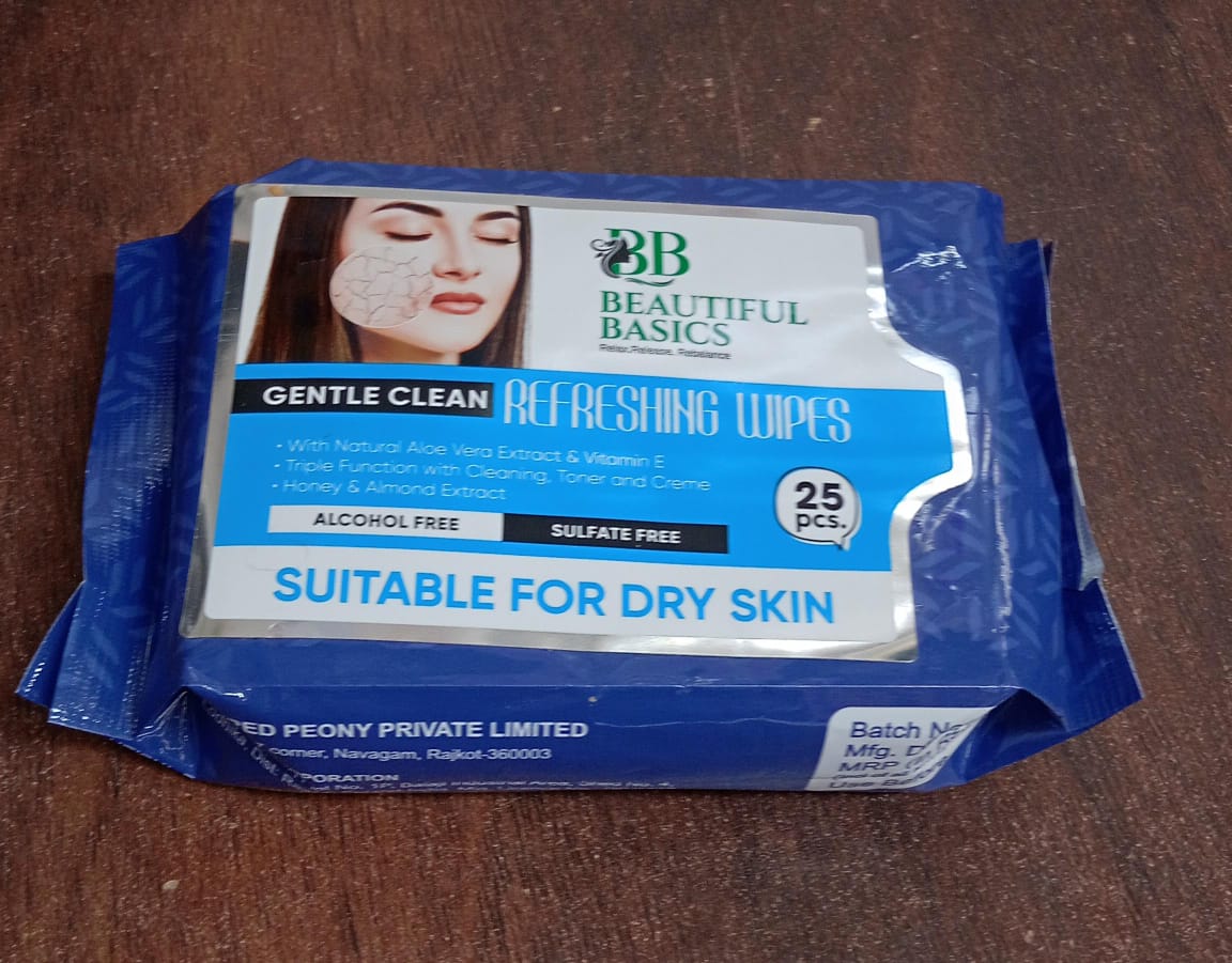Refreshing Wet Wipes For Face  Facial Cleansing  Refreshing  Skin Hydration Soothing For Skin  Ph Balance  Alcohol Free  Nourishing With Fruit Extract  25 Wipes - Happy Price - Image 7