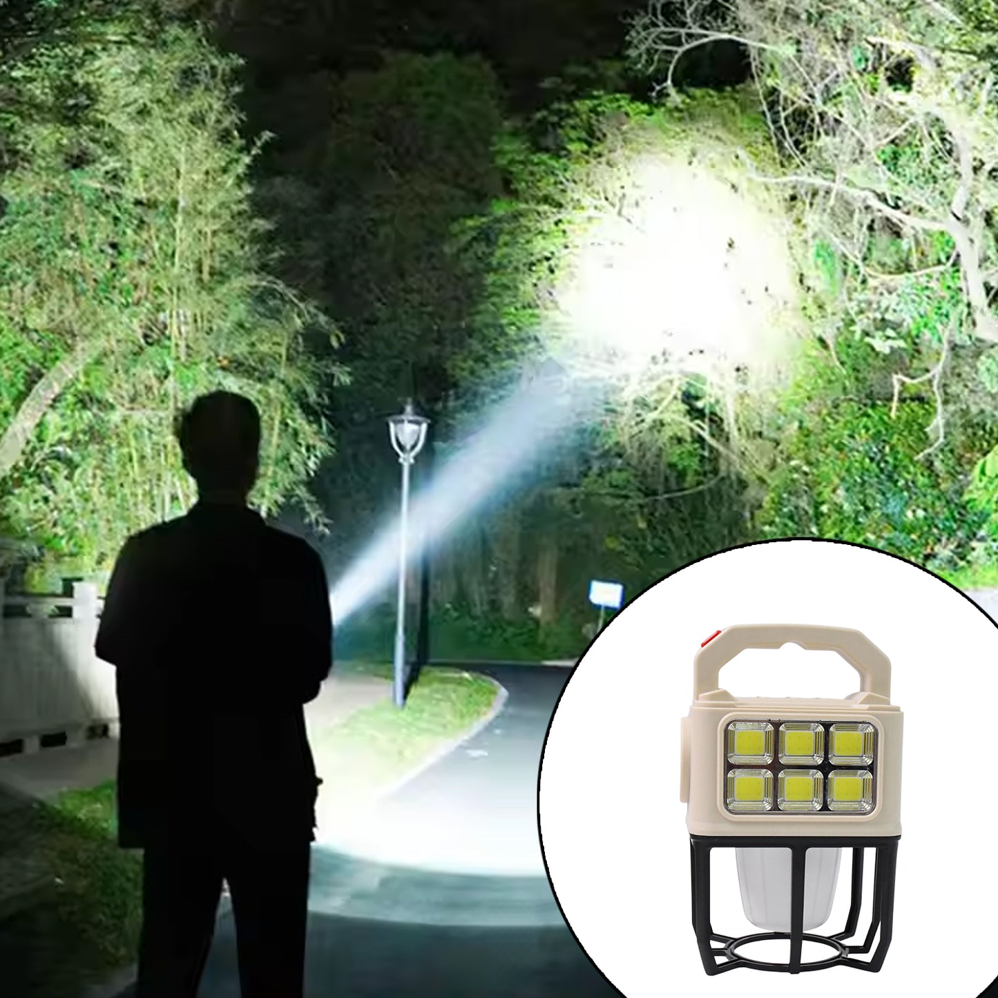 Solar Portable Camping Lantern 3 Light Modes Camping Lantern - Happy Price - Image 3