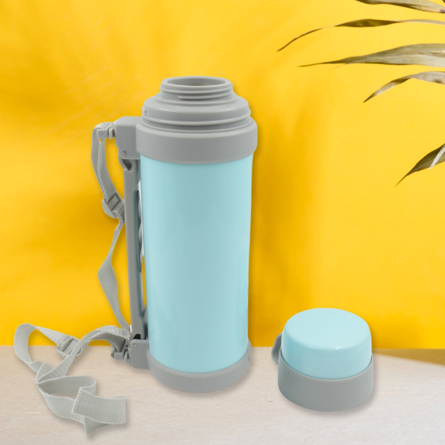 Stainless Steel Insulation Thermos Double-wall Vacuum Insulated Water Bottle For Travel Outdoor Fitness Portable Travel Pot Camping Coffee Portable Car Travel Keep Hot  Cold Large Capacity (1200 Ml) - Happy Price - Image 2