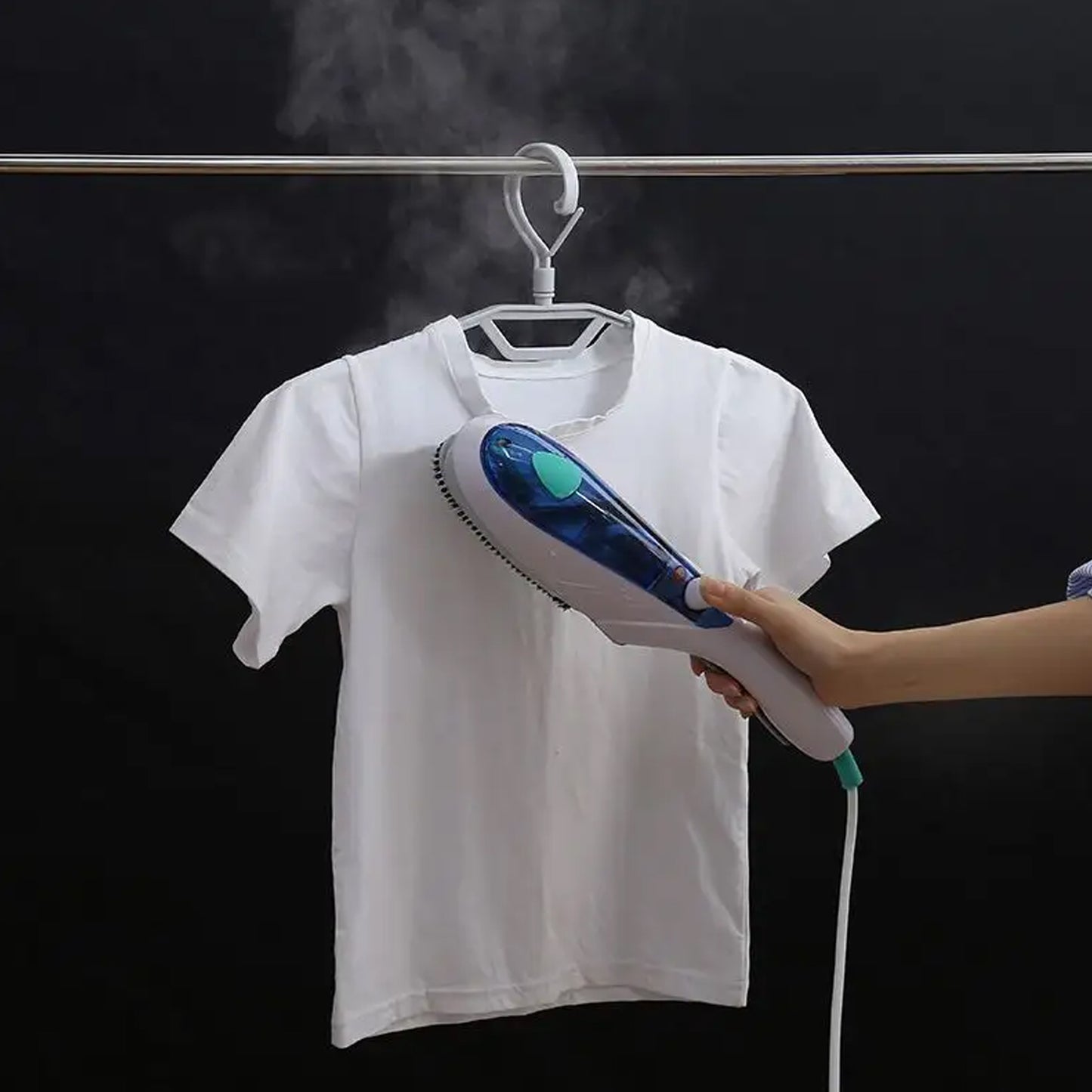 Portable Ironing Machine1 Set Steam Iron Hand Held Crease Removal Portable Ironing Clothes Abs Brush Plush Toy Garment Steamer For Home Steam Iron For Clothes Travel Steamer - Happy Price - Image 3