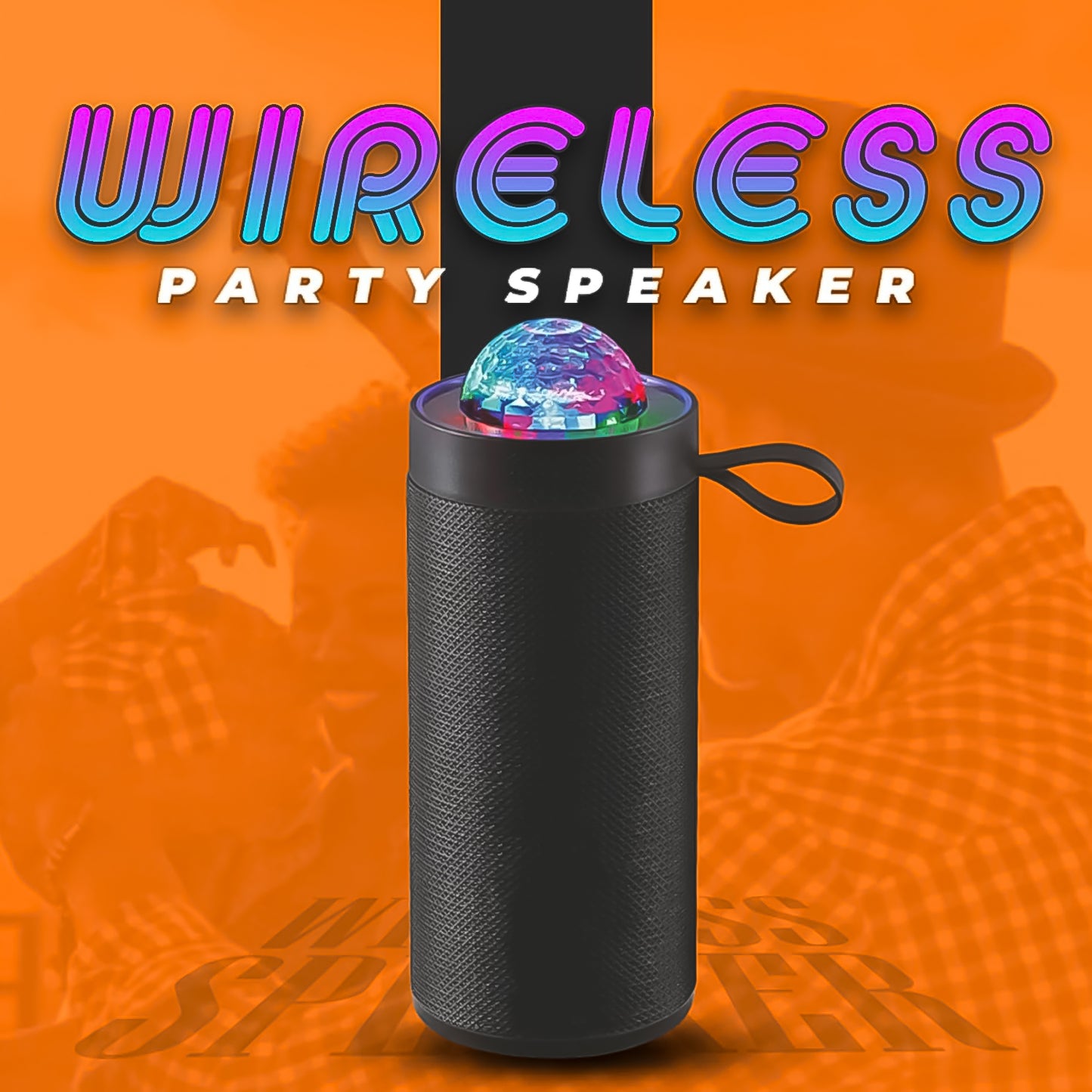 3d Disco Light Sound Bluetooth Speaker (1 Pc) - Happy Price - Image 4