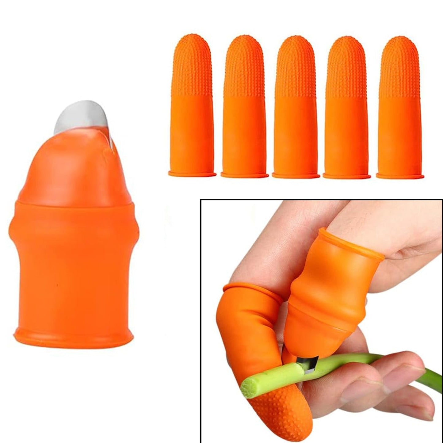 Thumb Knife 4 Finger Cutter Kitchen Knife Set (Set Of 1) - Happy Price - Image 2