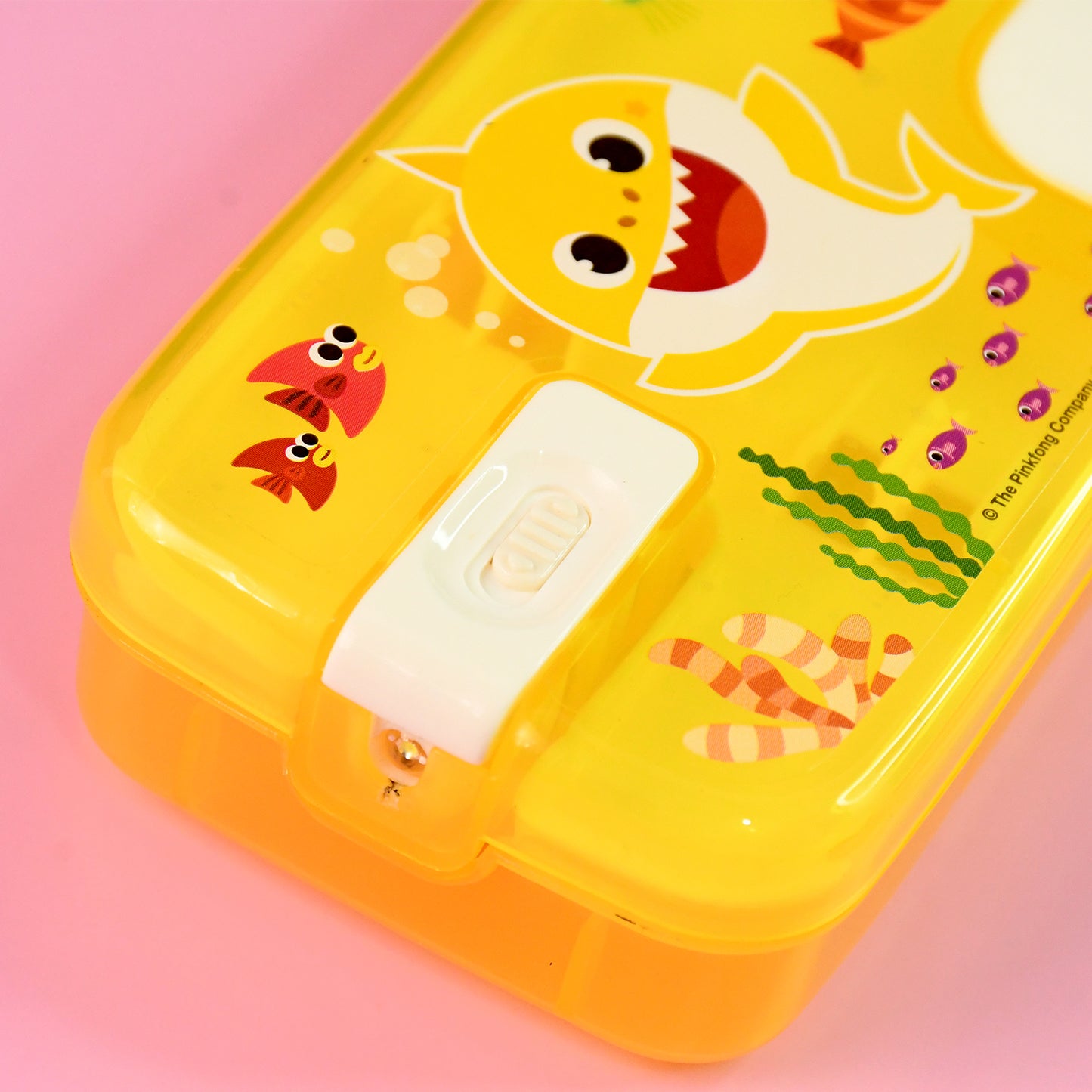 Plastic Pencil Box With Led Light  Cartoon Print (1 Pc) - Happy Price - Image 6