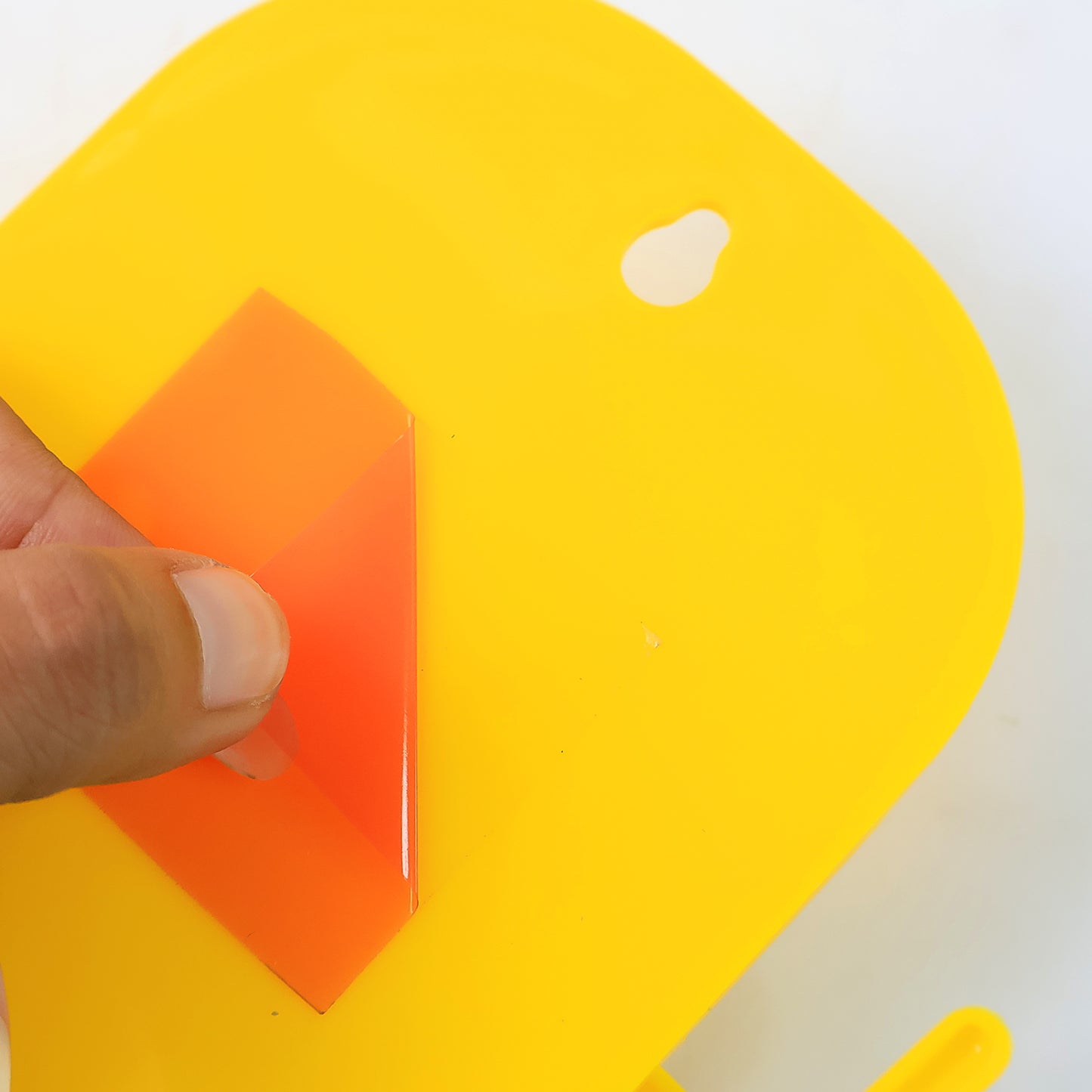 Orange Wall Mount Mobile Holder with Hook - 1 Pc