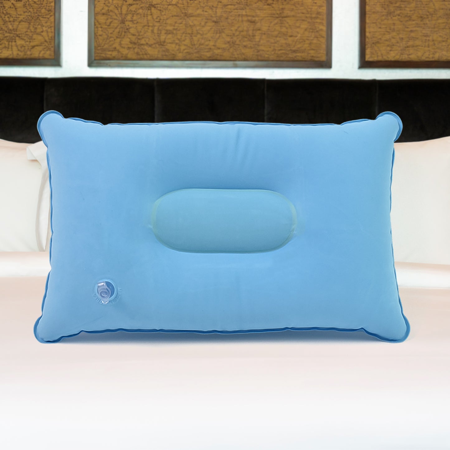 Comfortable Inflating Travel Pillow (3421 Cm  1 Pc  Mix Color) - Happy Price - Image 2
