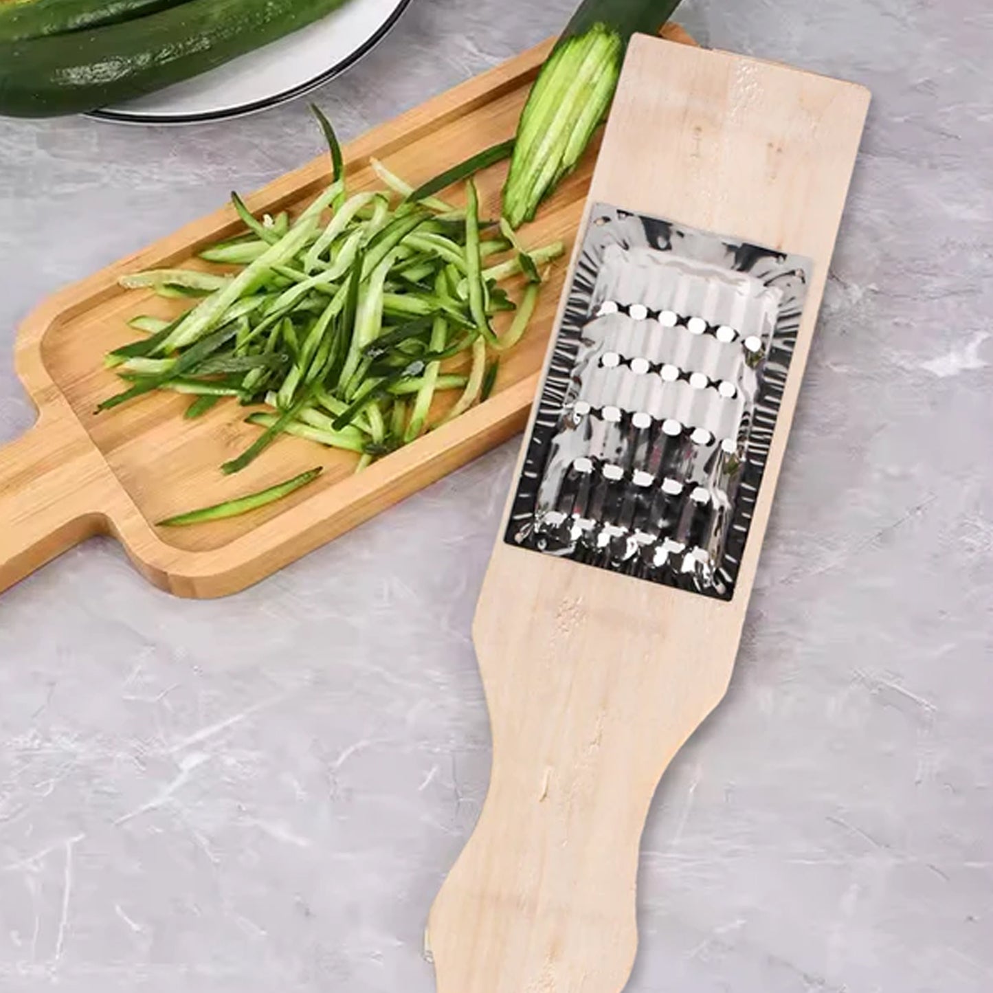 Vegetable Shredder Slicer Fry Cheese Grater Food Vegetables Kitchen  (Small  1 Pc) - Happy Price - Image 3
