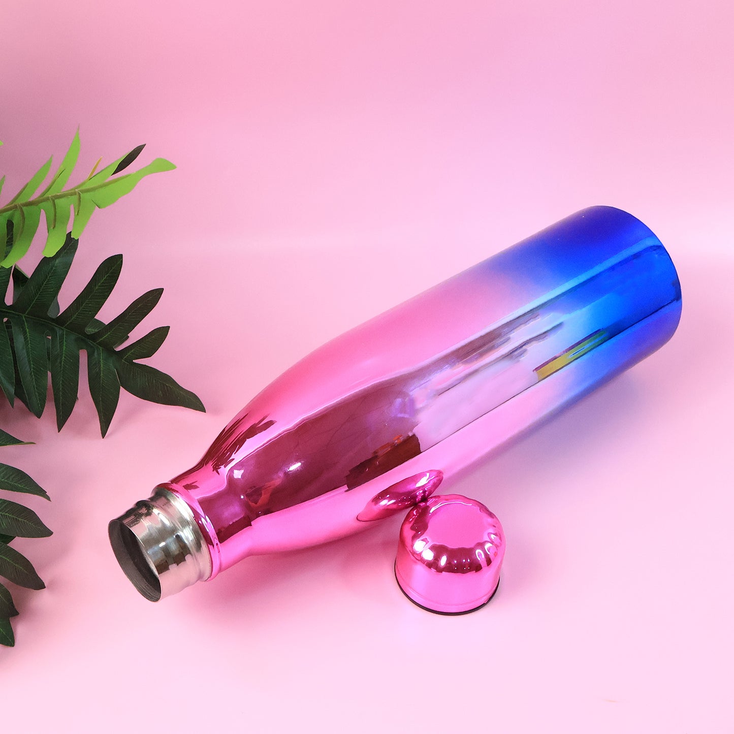 Stainless Steel Water Bottle - 1000ml Capacity, Leak-Proof, Reusable