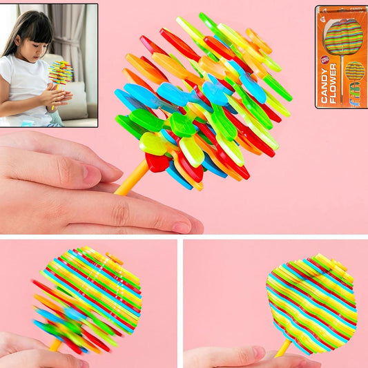 Spin Flower Candy Rotating  Spinning Toy (1 Pc) - Happy Price - Image 1
