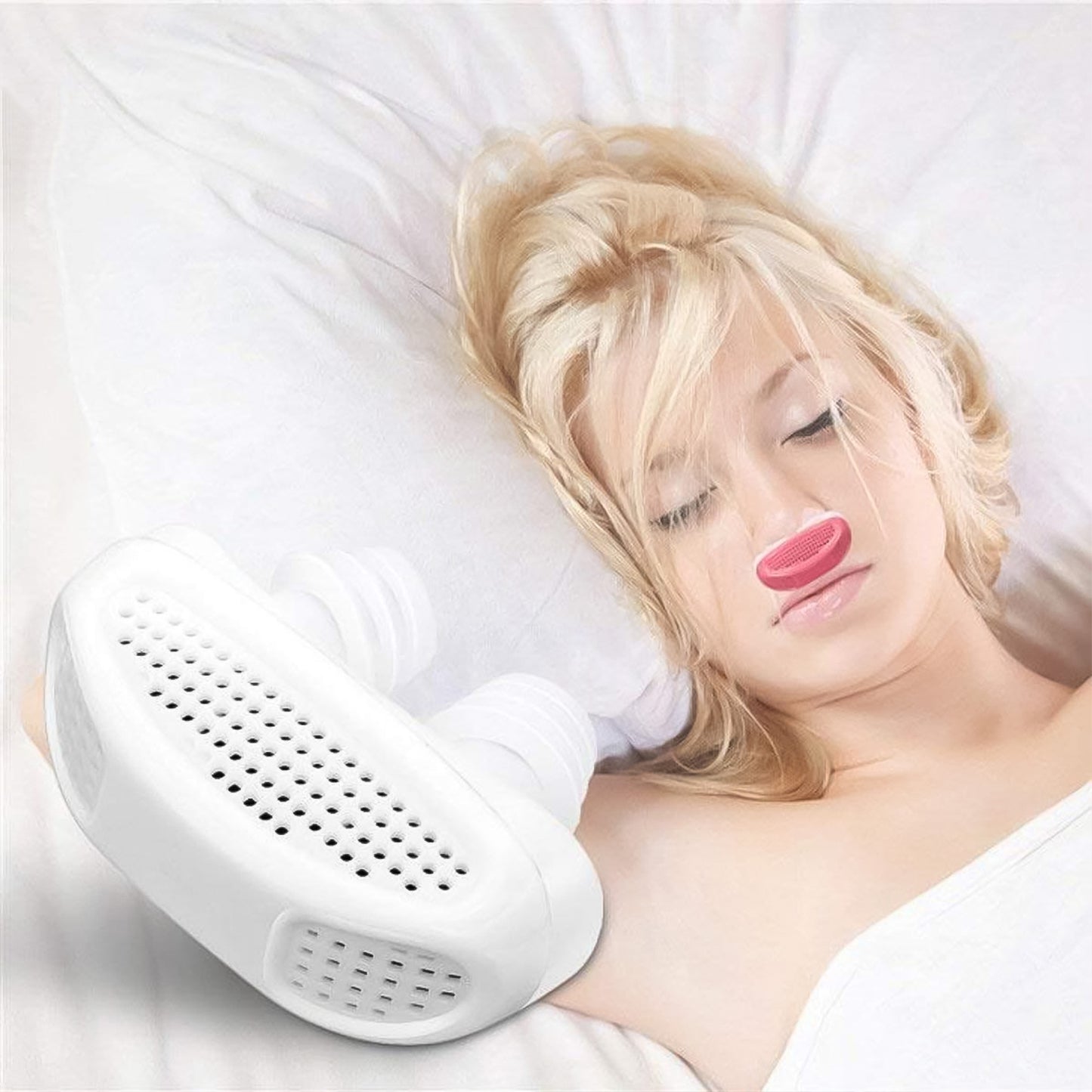 2 In 1 Anti Snoring And Air Purifier Nose Clip Anti Snoring Device (1 Pc  With Plastic Case) - Happy Price - Image 4