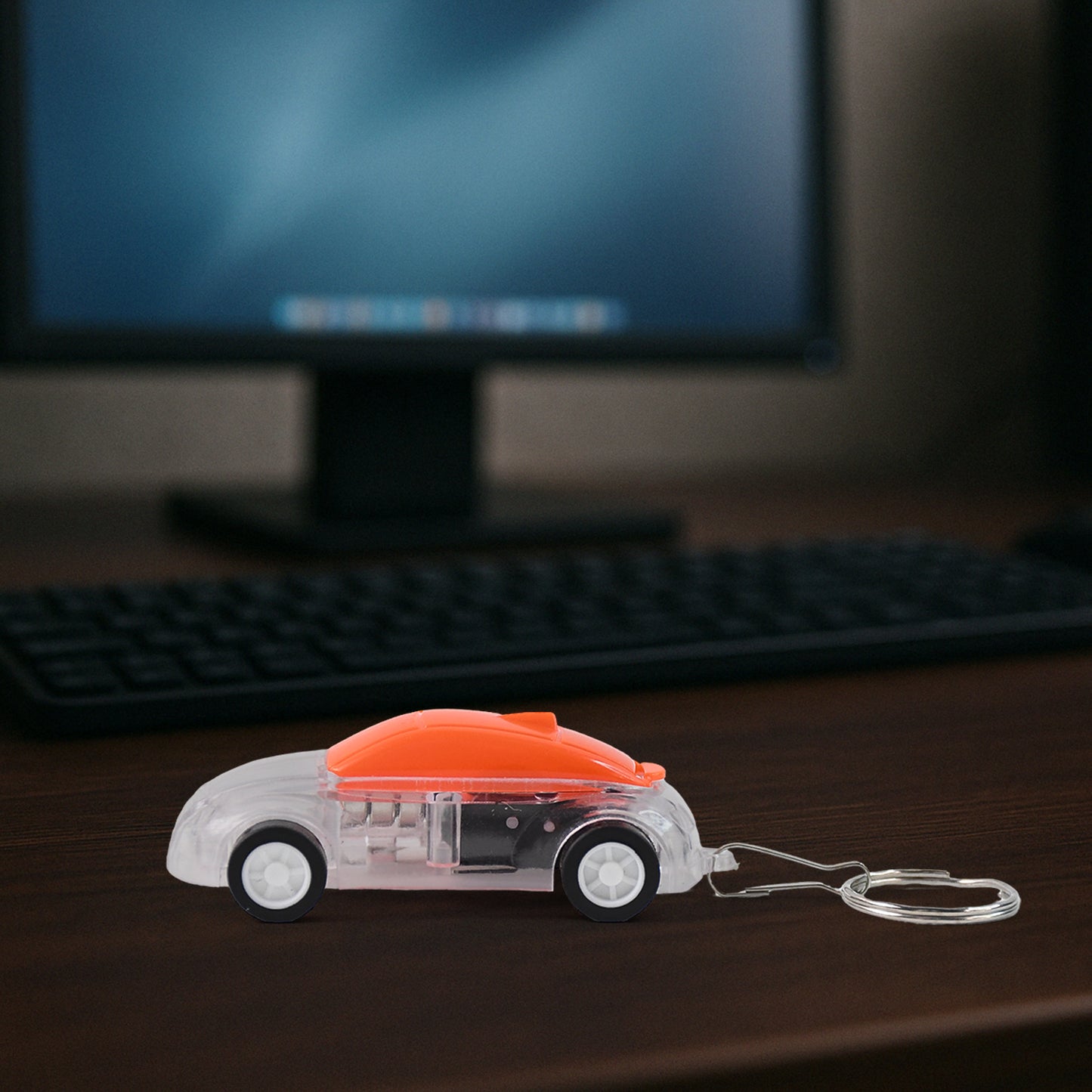 Mini Car Shape Led Keychain Light +(1 Pc Random Color) - Happy Price - Image 5