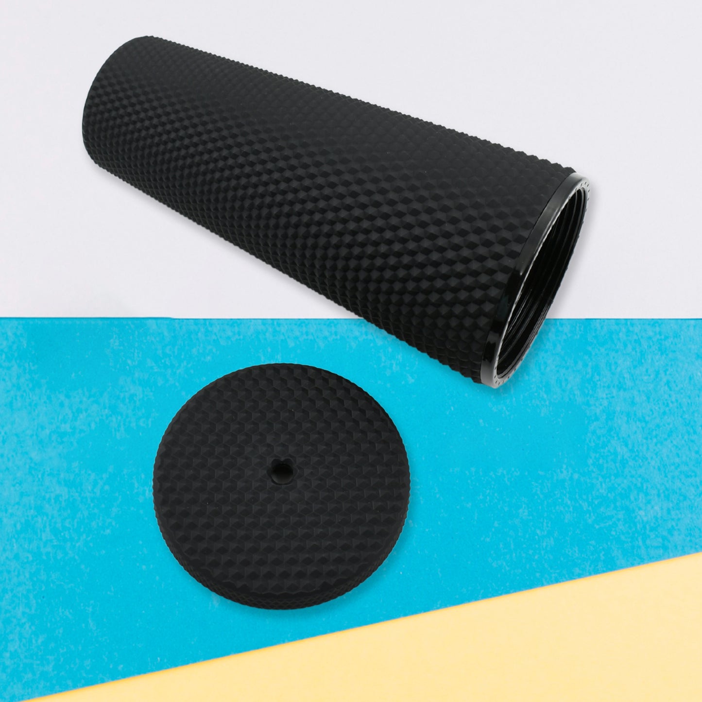 Matte Studded Tumbler with Straw and Leak-Proof Lid - 700ml Insulated Travel Mug (1 Pc) - Happy Price - Image 4