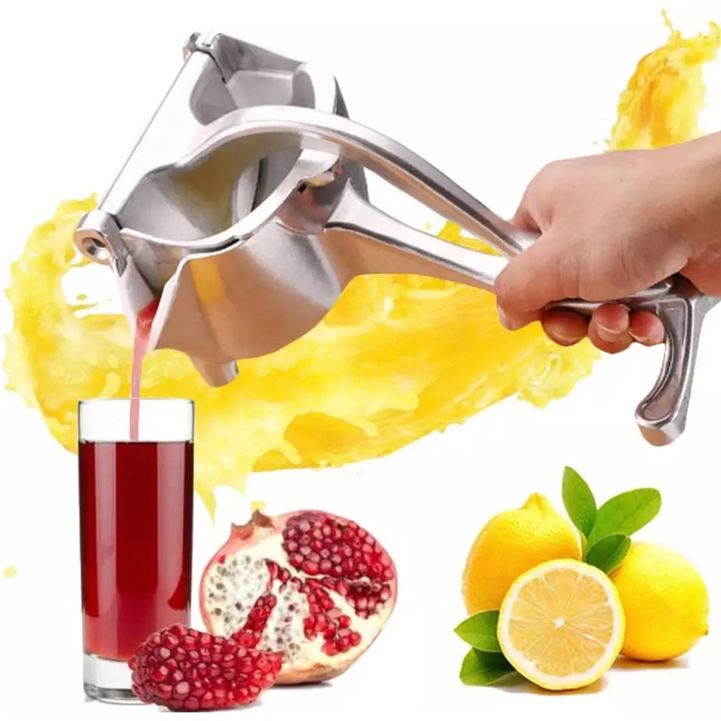 Manual Aluminium Metal Fruit Press Juicer  ( Brown Box ) - Happy Price - Image 2