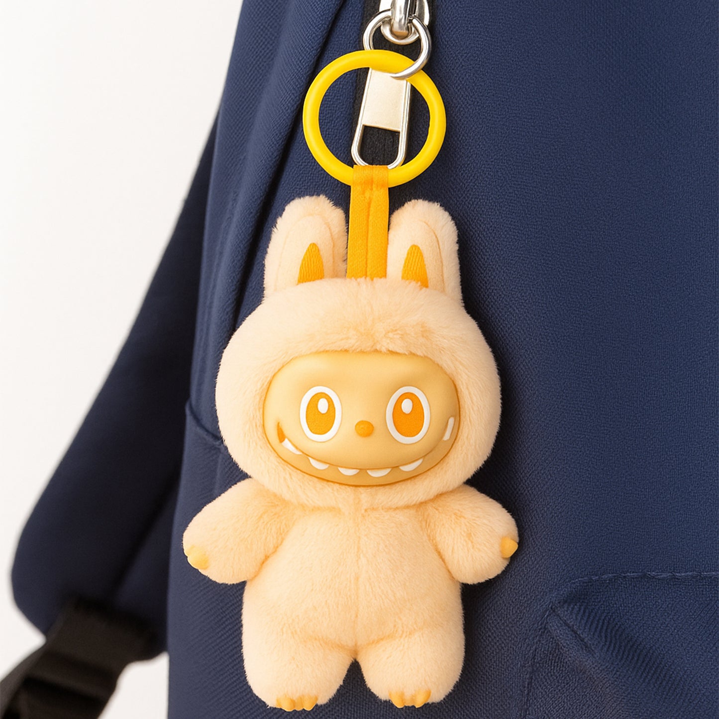 Plush Toy Cartoon Keychain With Hook Assorted Colorful Animal Design  1 Pc (Mix Design) - Happy Price - Image 2