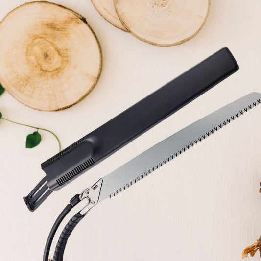 Hand Pruning Saw For Tree Branch Cutter (1 Pc  With Cover  50 Cm Long) - Happy Price - Image 1