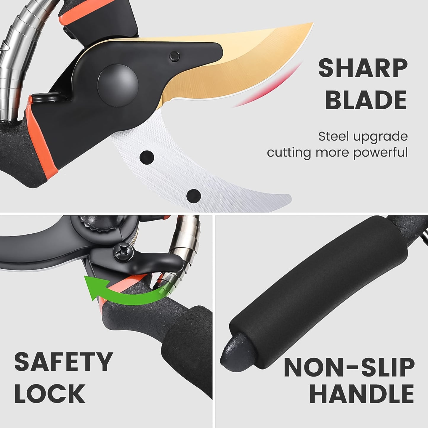 Heavy Duty Garden Pruning Shears (1 Pc) - Happy Price - Image 6