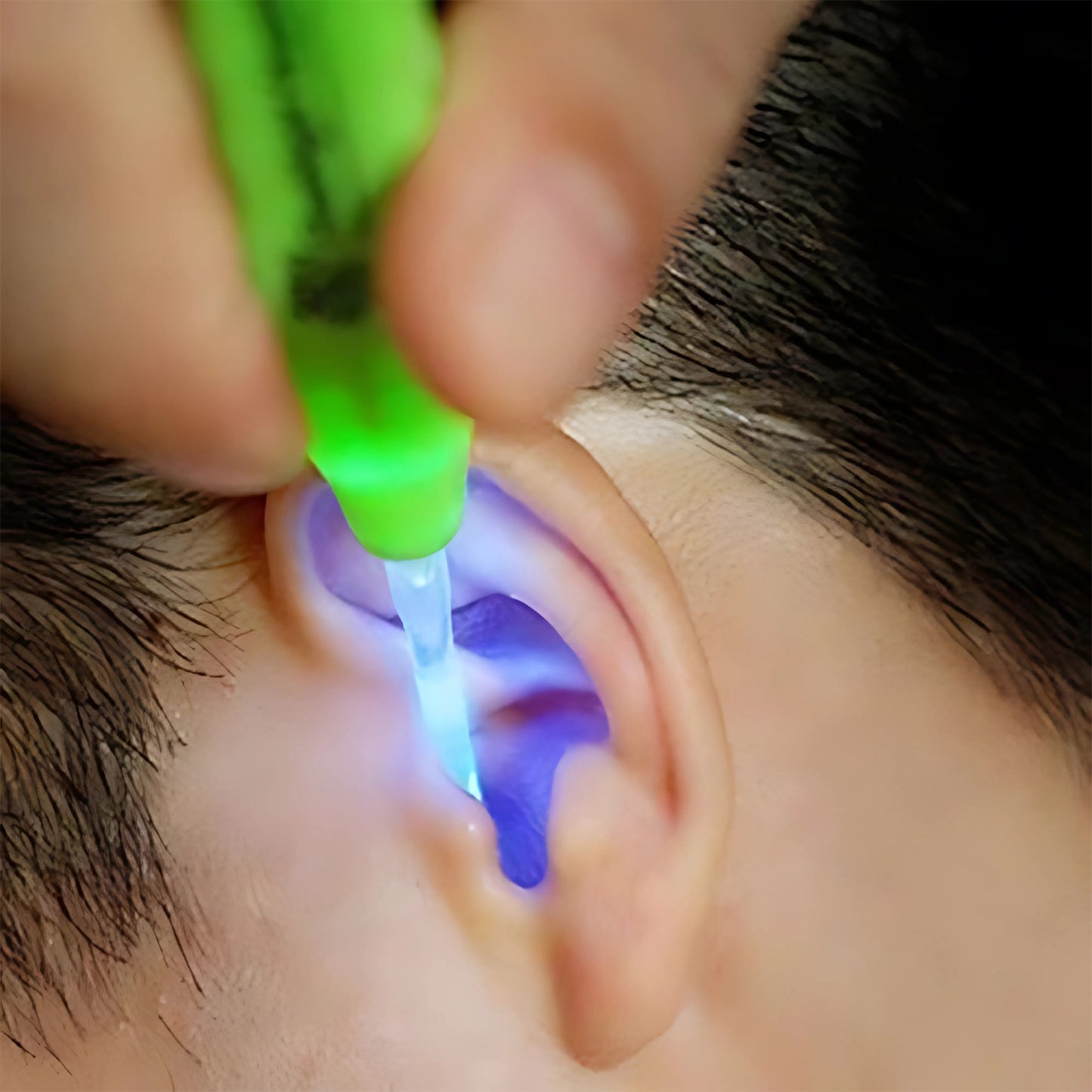 Green Led Flashlight Earpick With Tweezer (1 Pc) - Happy Price - Image 6