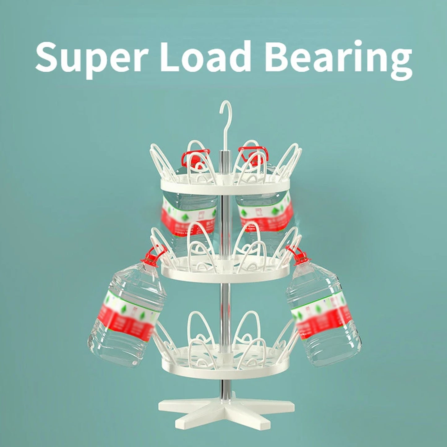 Rotating Shoe Rack 3 Layer 3 Tier Rotating Shoe Rack (1 Pc) - Happy Price - Image 2