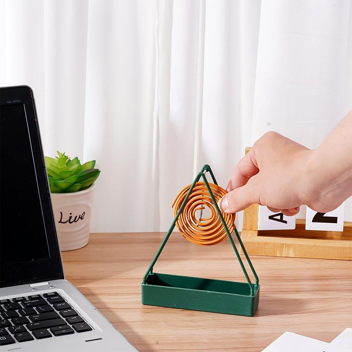 Premium Big Plastic Mosquito Coil Holder Stand (1 Pc) - Happy Price - Image 3