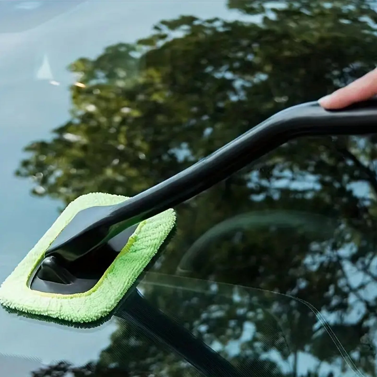 Windshield Clean Car Glass Cleaner Wiper With Microfiber Cloth (1 Pc  38 Cm Long) - Happy Price - Image 4