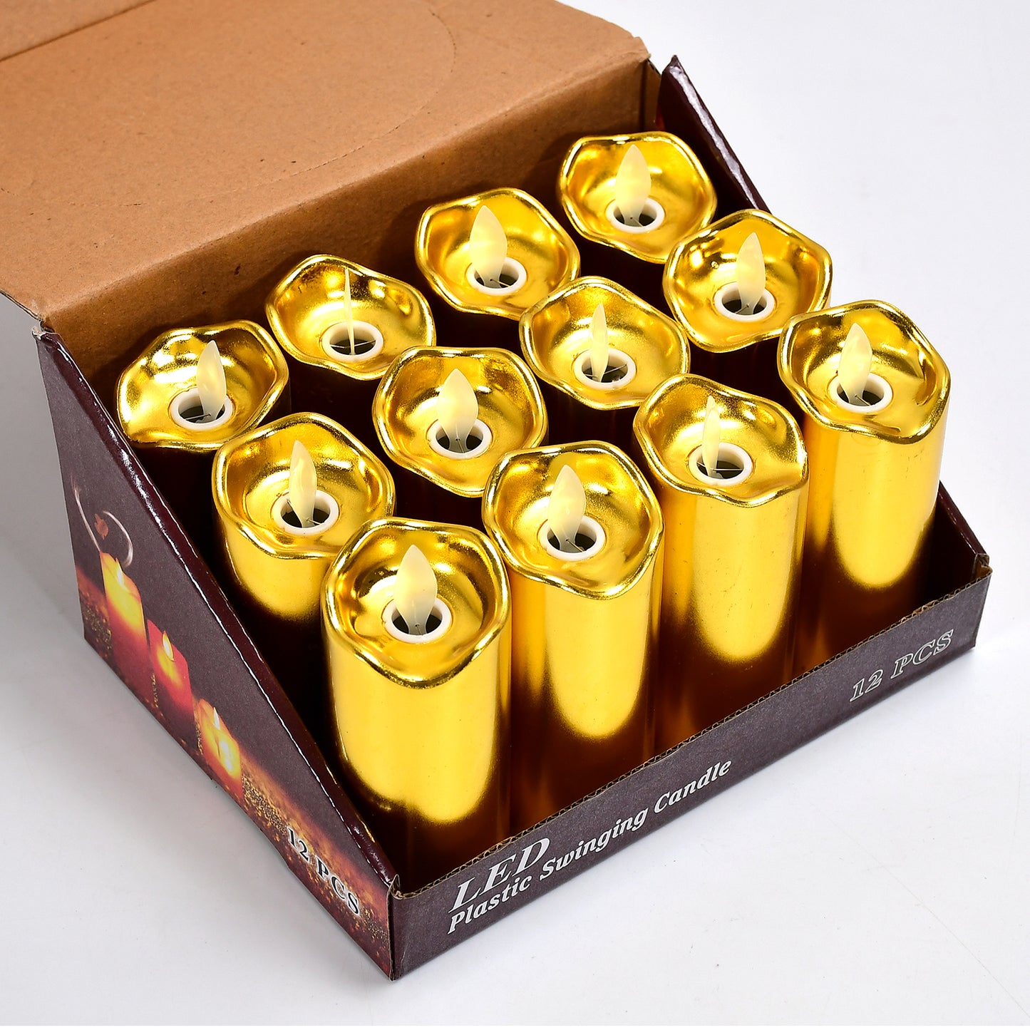 Big Swinging Candle 12pcs For Wedding Decoration And Birthday Party - Happy Price - Image 5