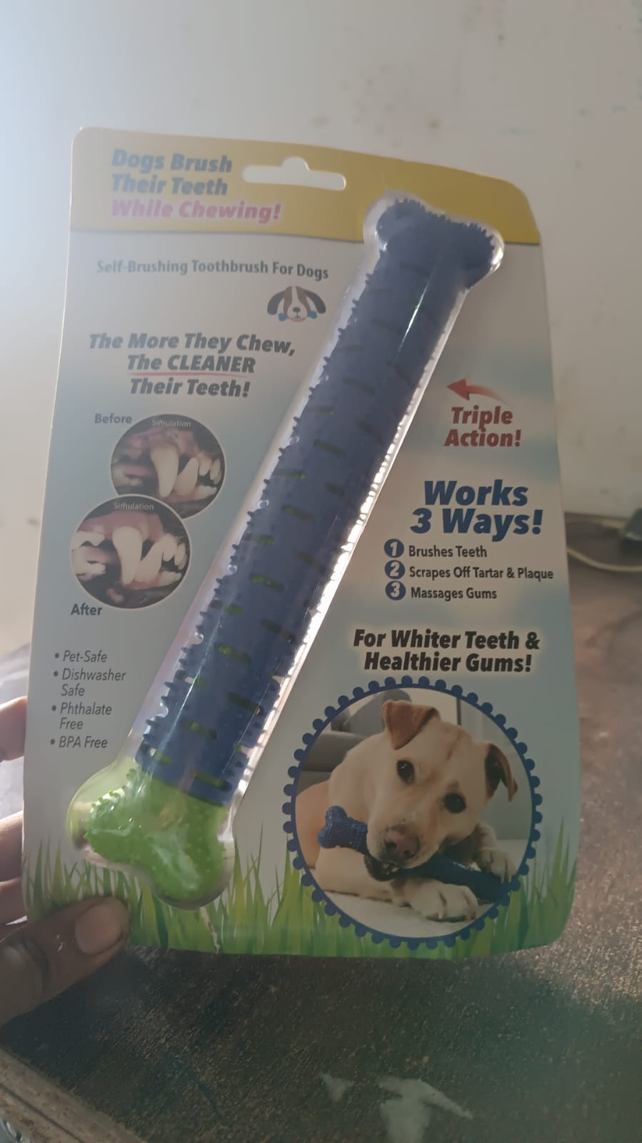 Dog Tooth Brush Puppy Chew Toothbrush Stick Teeth Cleaning Dental Toys (1 Pc) - Happy Price - Image 7