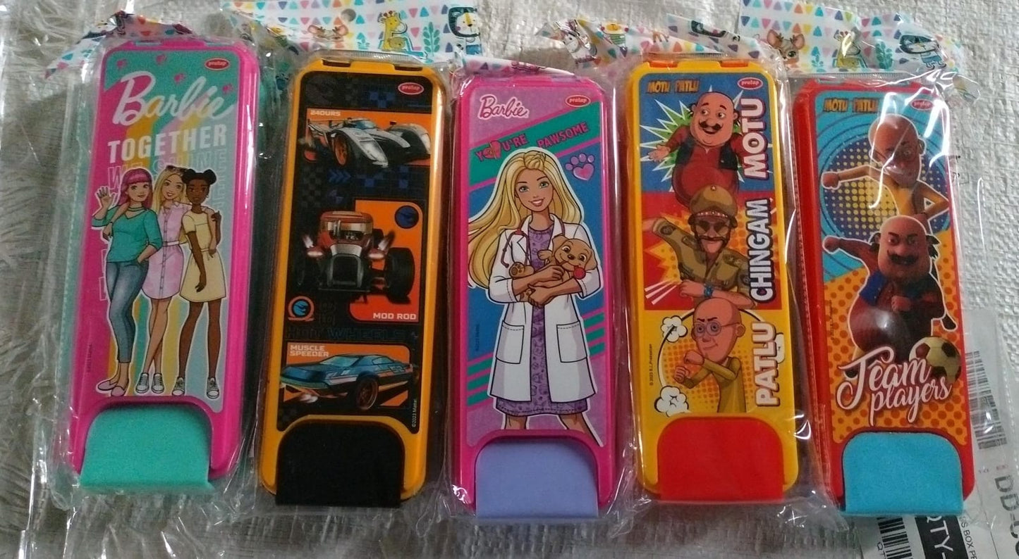 Stylish Cartoon Printed Hard Top Pencil Box For Kids (1 Pc  Mix Design) - Happy Price - Image 7