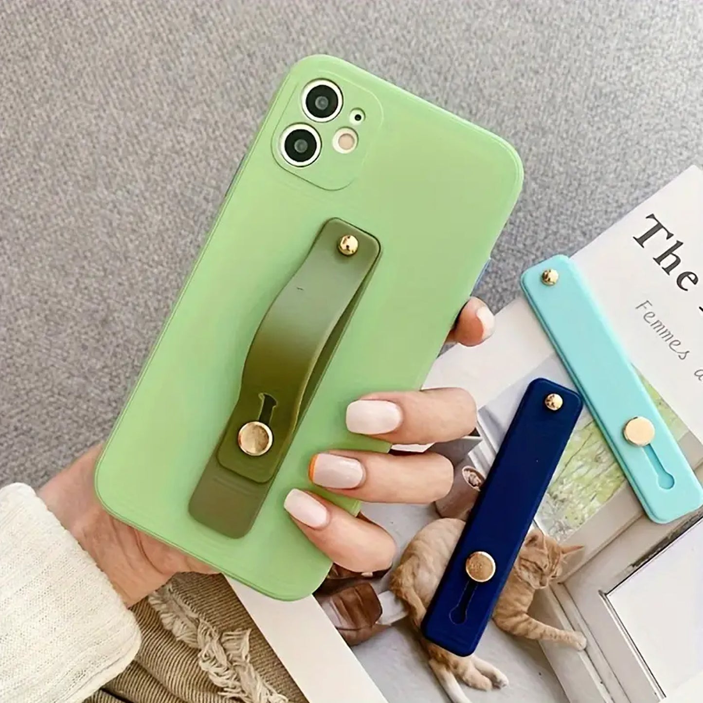 Phone Loop Finger Holder Phone Grip Straps Silicone Phone Finger Strap (1 Pc) - Happy Price - Image 3