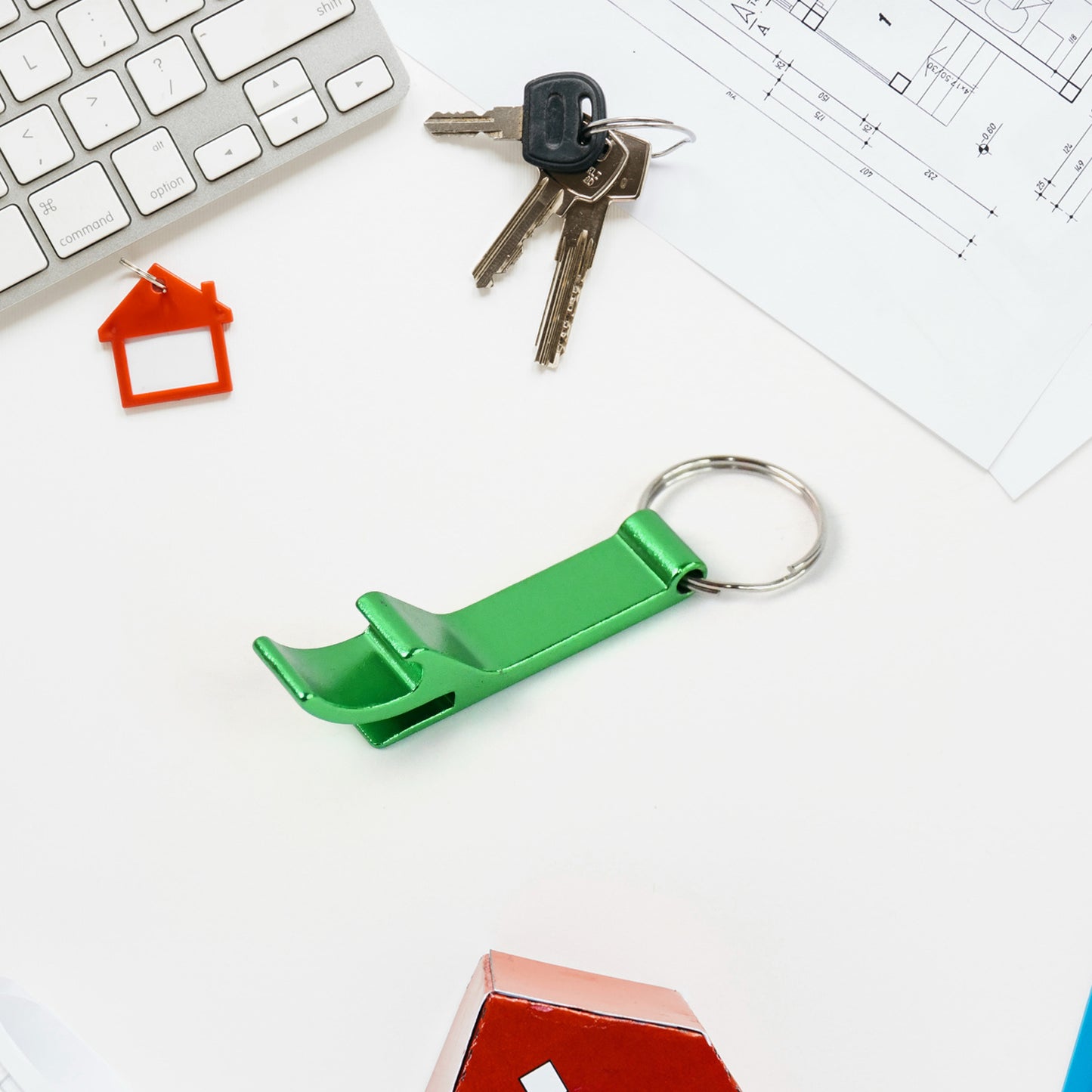 Metal Bottle Opener Keychain (1 Pc) - Happy Price - Image 2