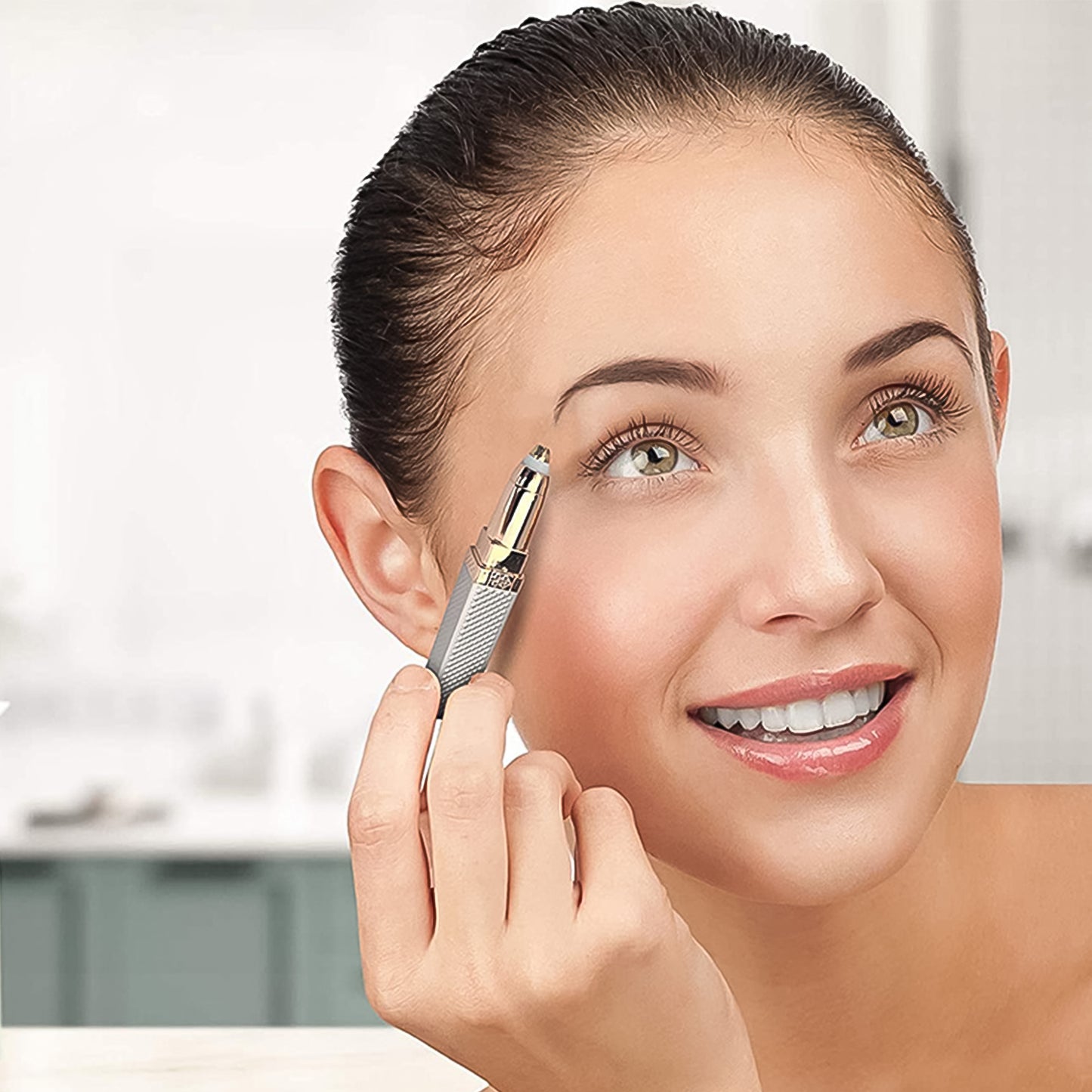 2-in-1 Eyebrow Razor  Painless Hair Shaver (1 Pc) - Happy Price - Image 5