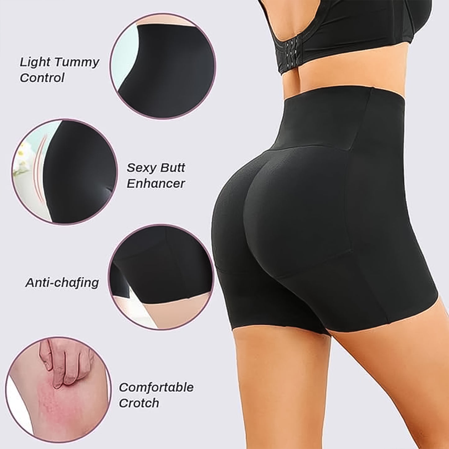 Womens Butt Lifter Padded Underwear Hip Pads Body Shaper Control Knickers Hip Pad (1 Pc  Large) - Happy Price - Image 5