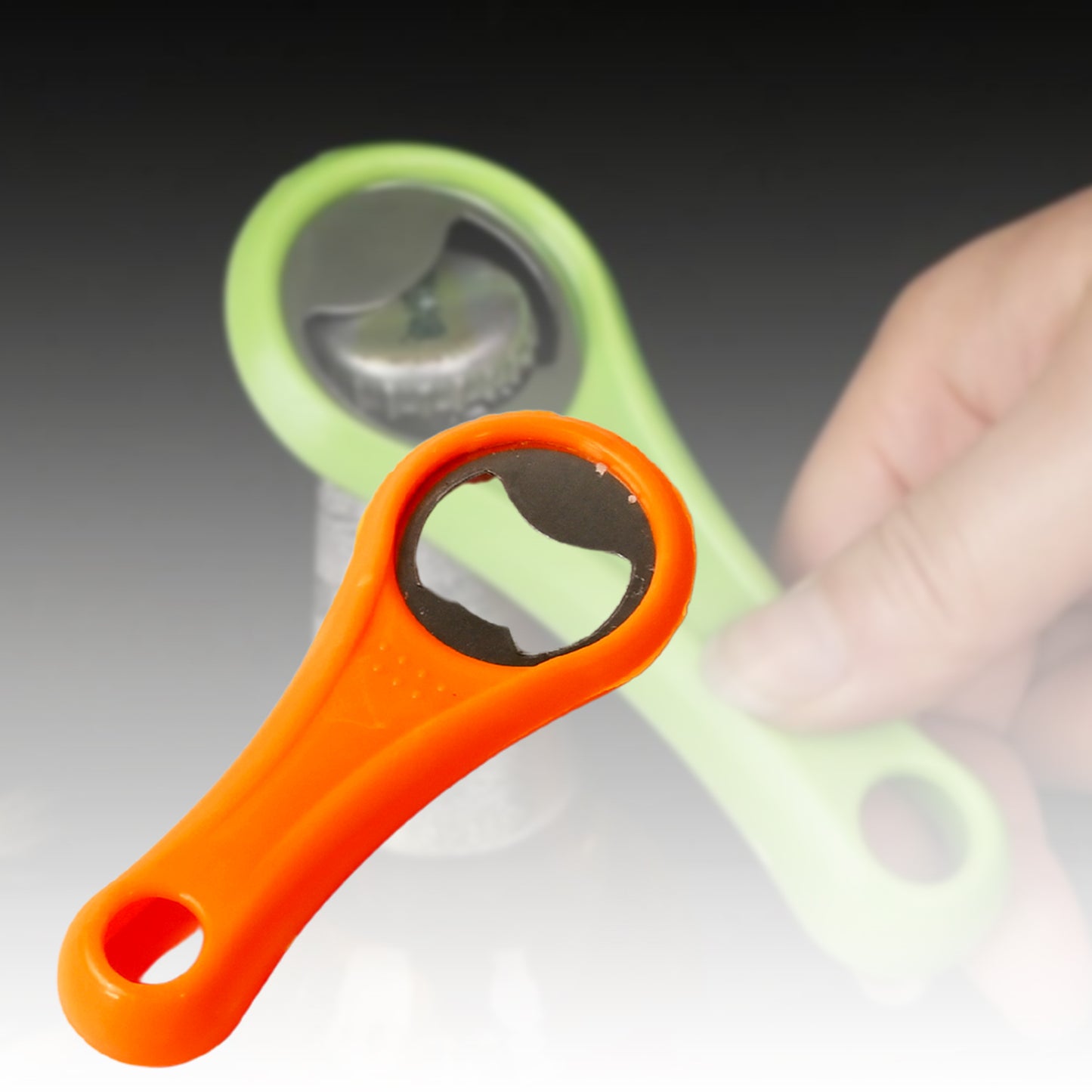 Vegetable Fruit Peelers Slicer  Bottle Opener Kitchen Peeler For Veggie Fruit Potato Carrot Bottle Opener With Plastic Handle Bottle Openers Wine Bottle Opener Cold Drink Bottle Opener (2pc) - Happy Price - Image 5