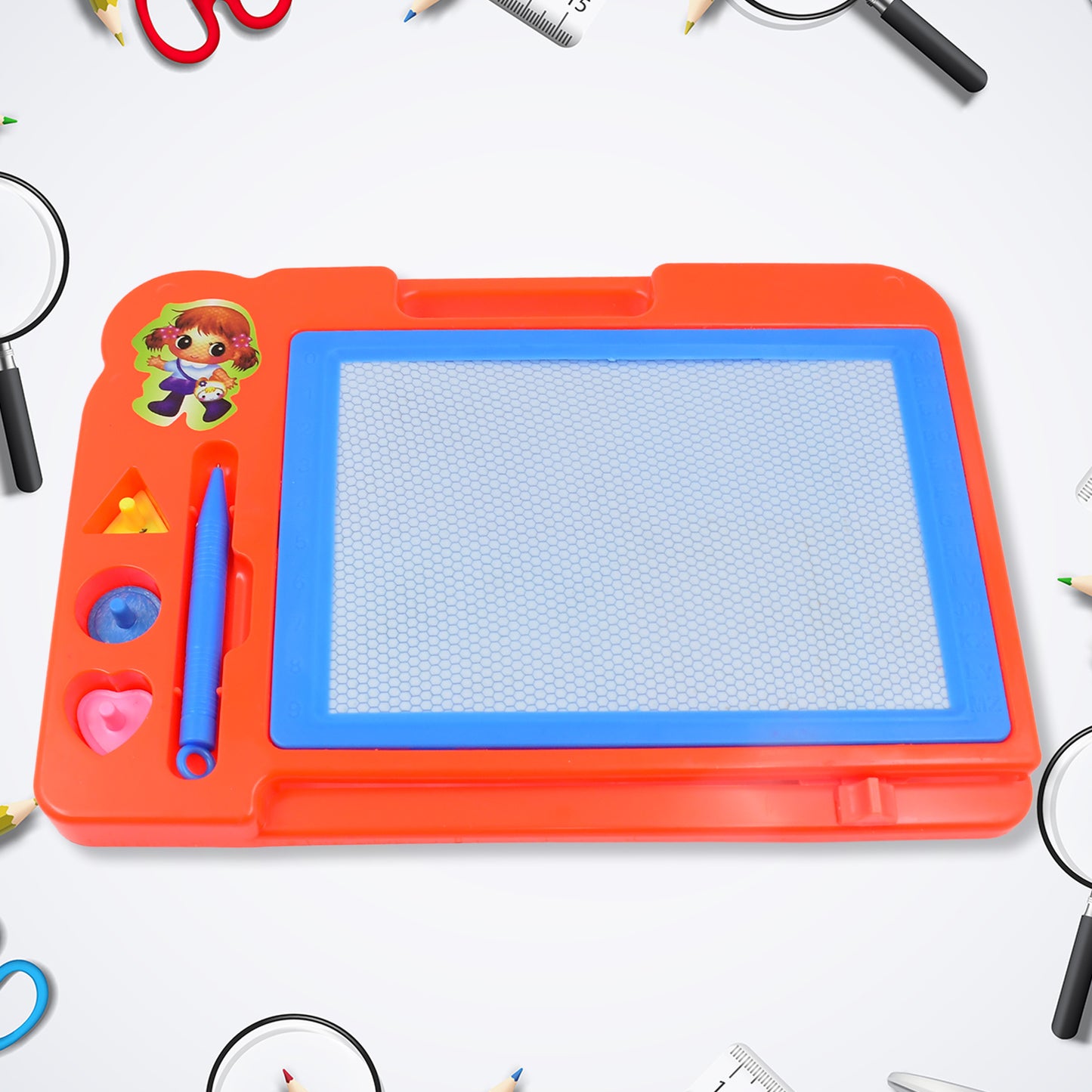 Magnetic Slate Sketch Pad  Board For Kids (1 Pc  27  19 Cm) - Happy Price - Image 4