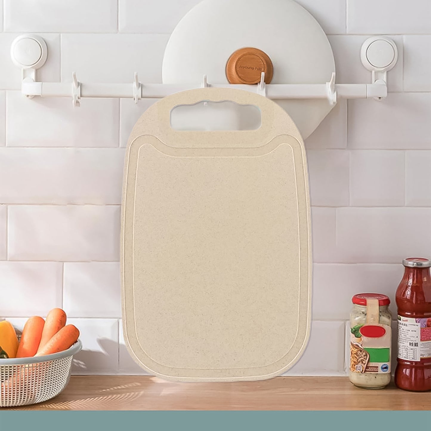 Durable Plastic Chopping Board 34x23 Cm (1 Pc) - Happy Price - Image 4