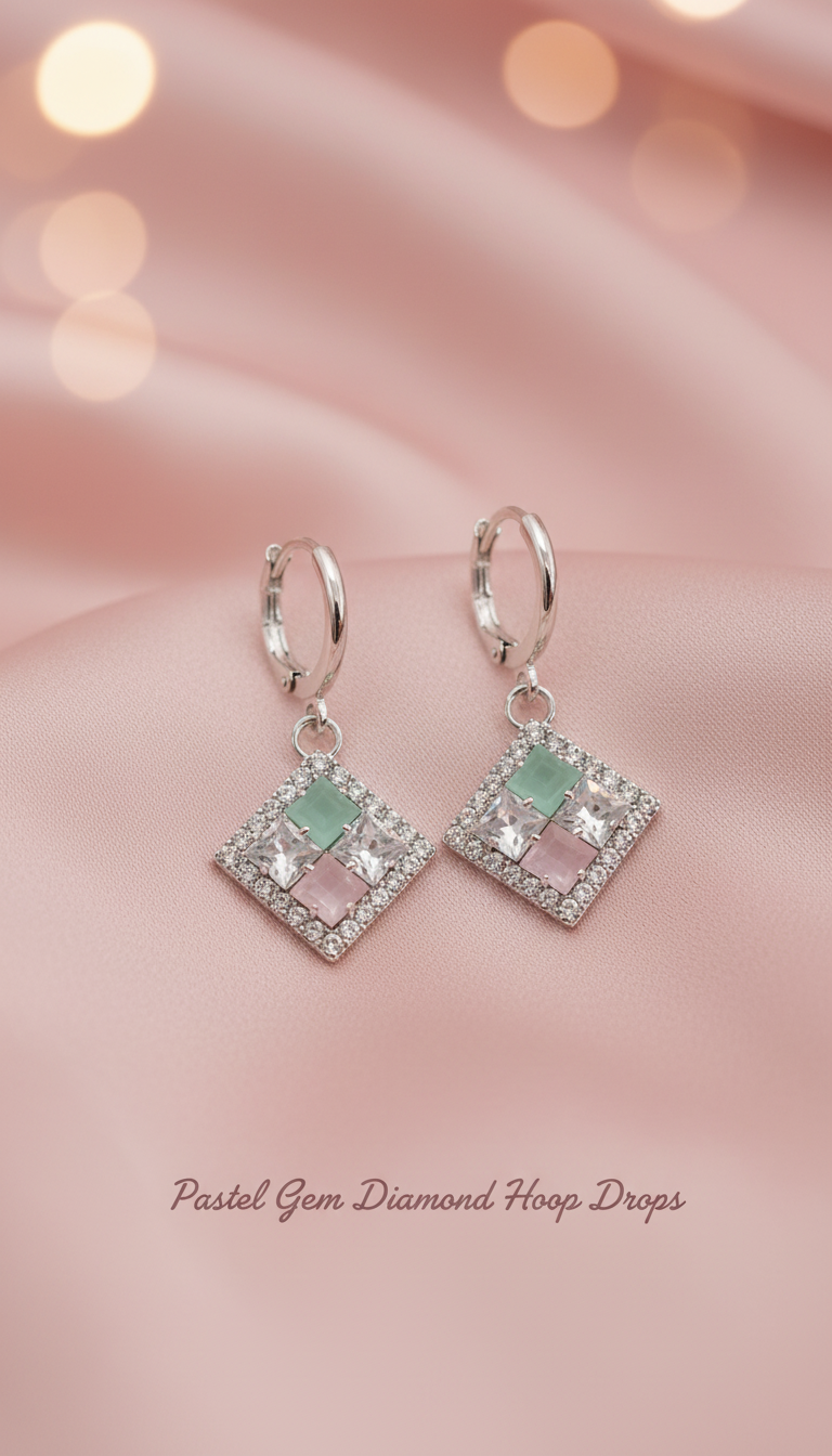 5-Pair Statement Earrings Combo Set for Women