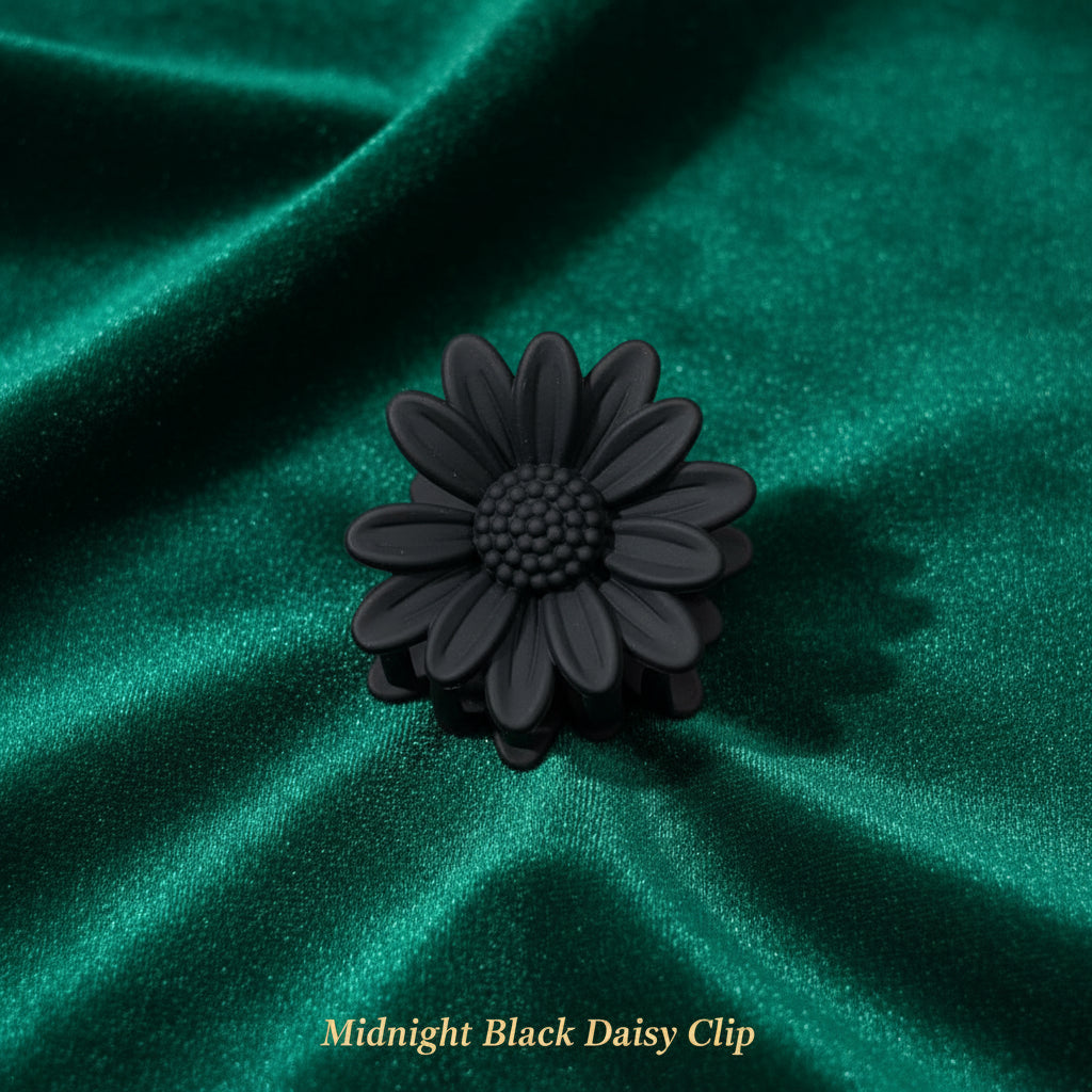 7-Piece Flower Hair Claw Clip Set – Daisy, Plumeria & Floral Designs